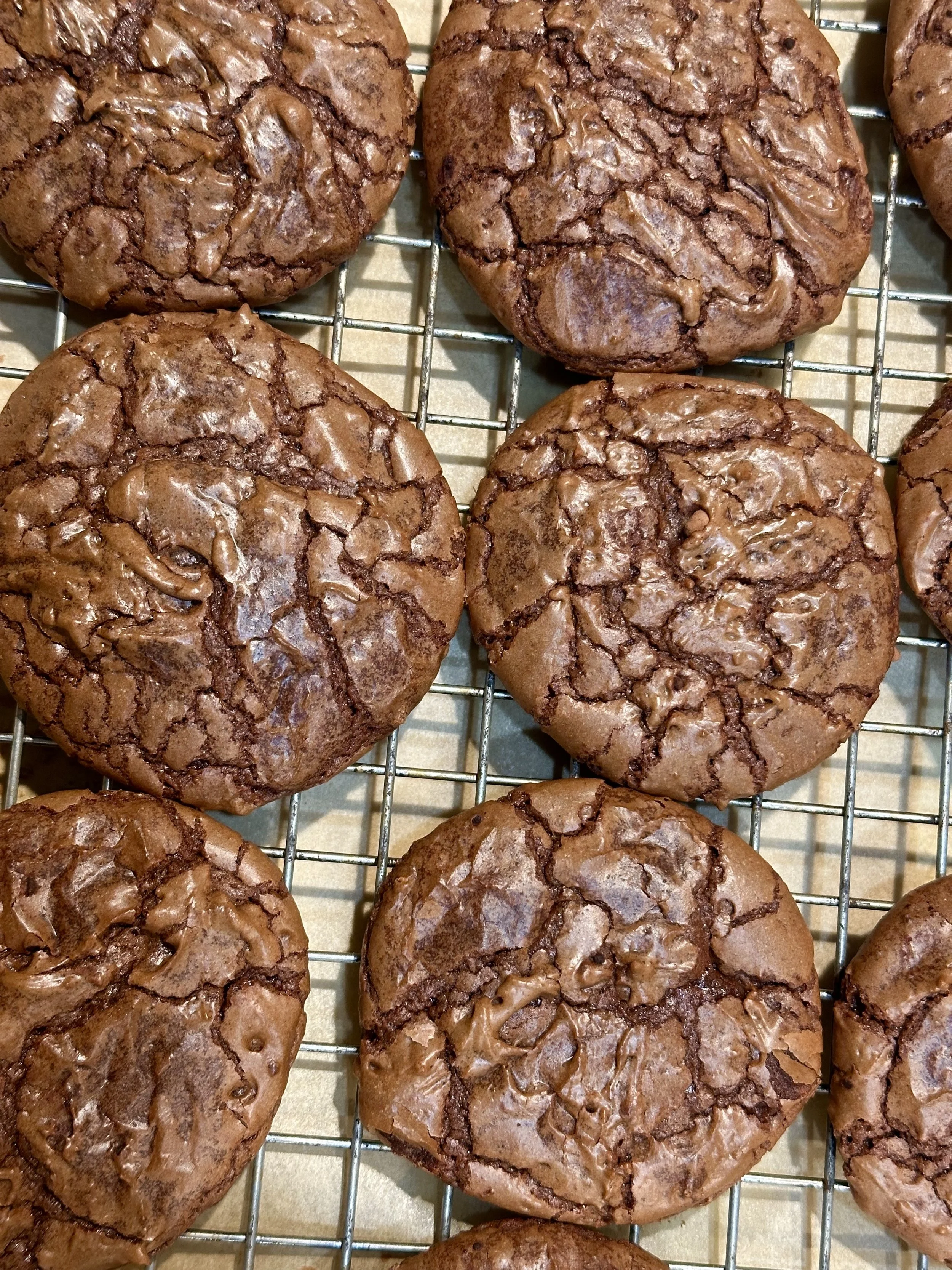 Double Chocolate Brownie Cookies