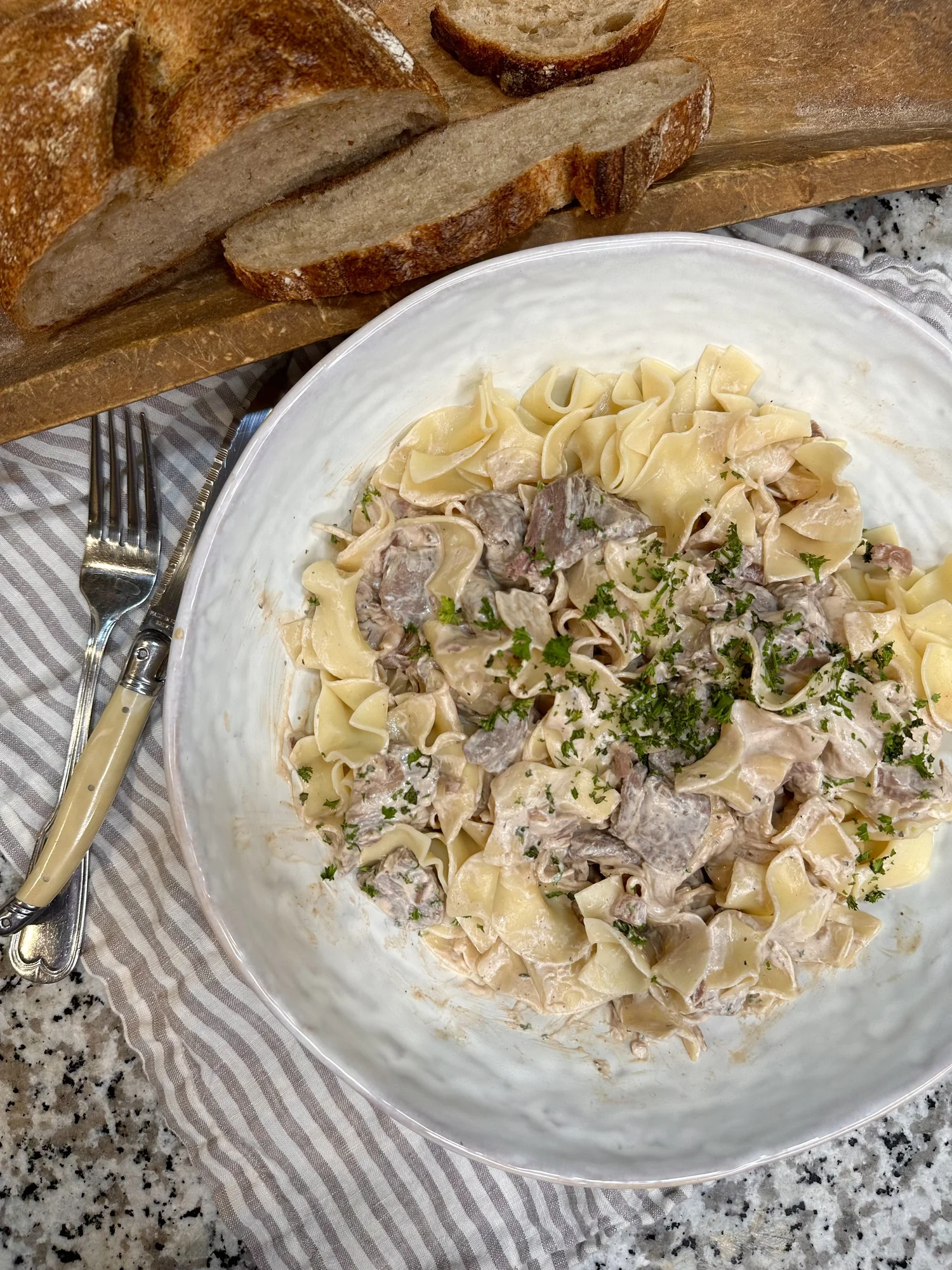 Beef Stroganoff (without Mushrooms) — Chouquette Kitchen