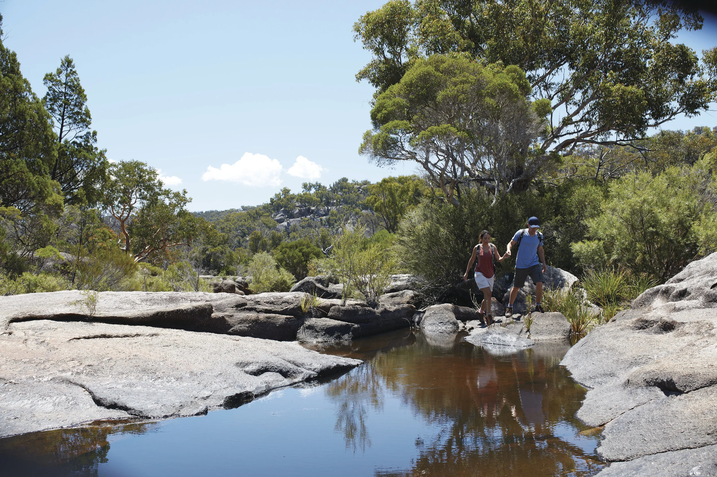 Exploring the rock pools