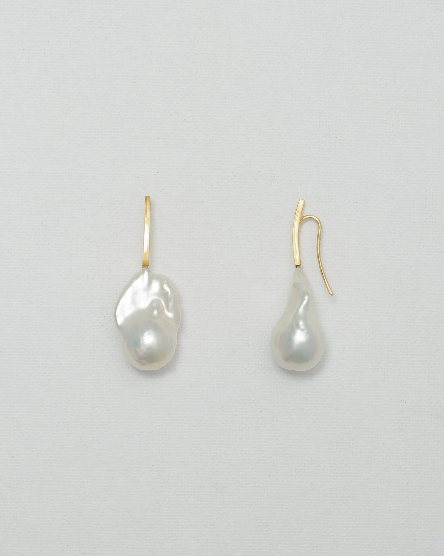 Pranca Baroque Pearl Hook Earrings - Main Image