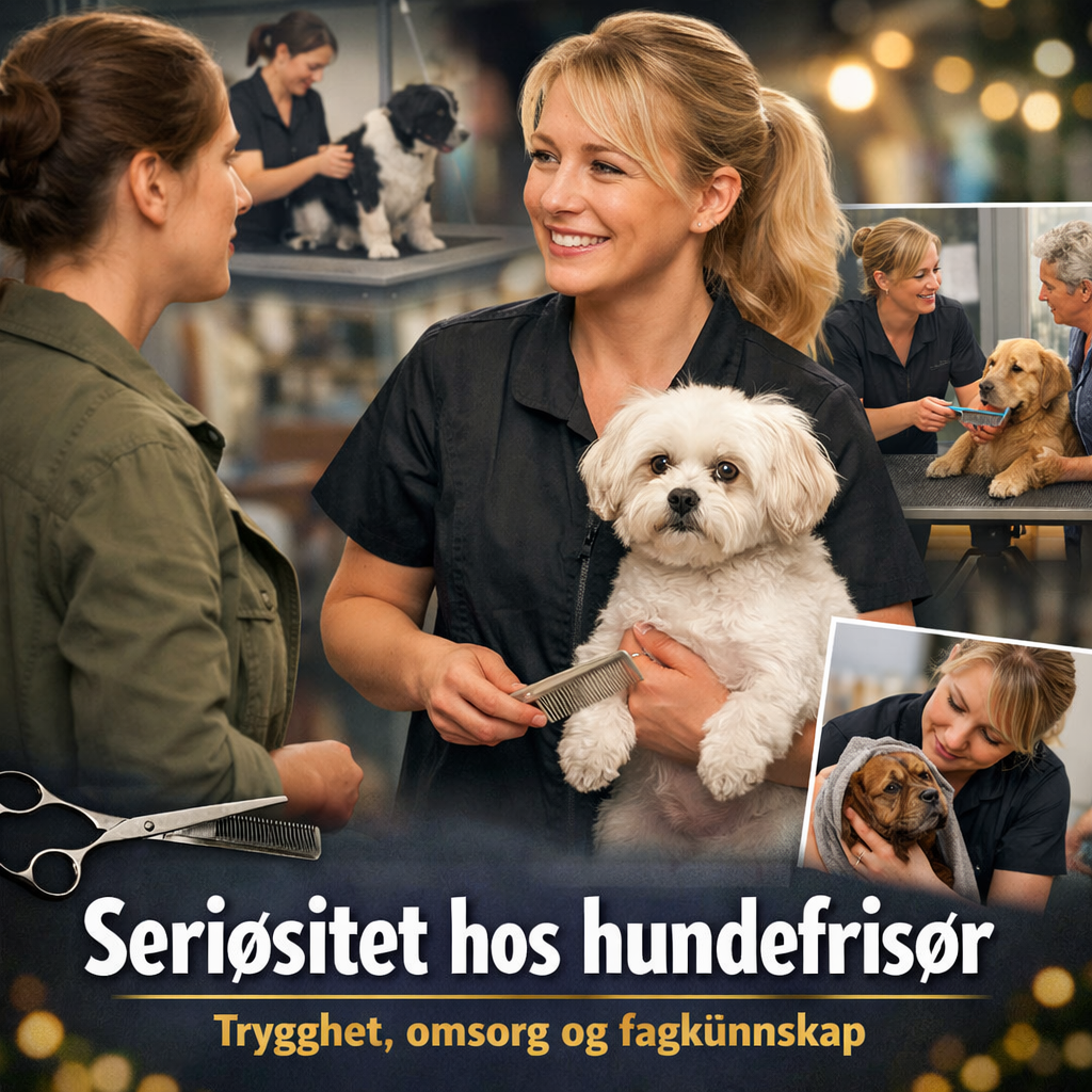 Seriøsitet hos hundefrisør – mer enn bare klipp og bad