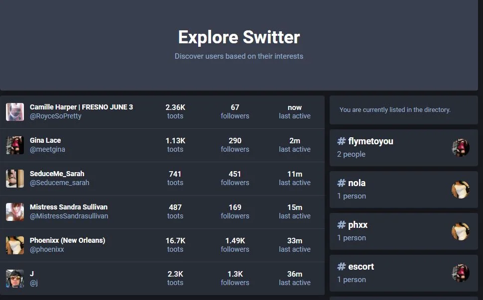 Switter - Sex Work Friendly Social