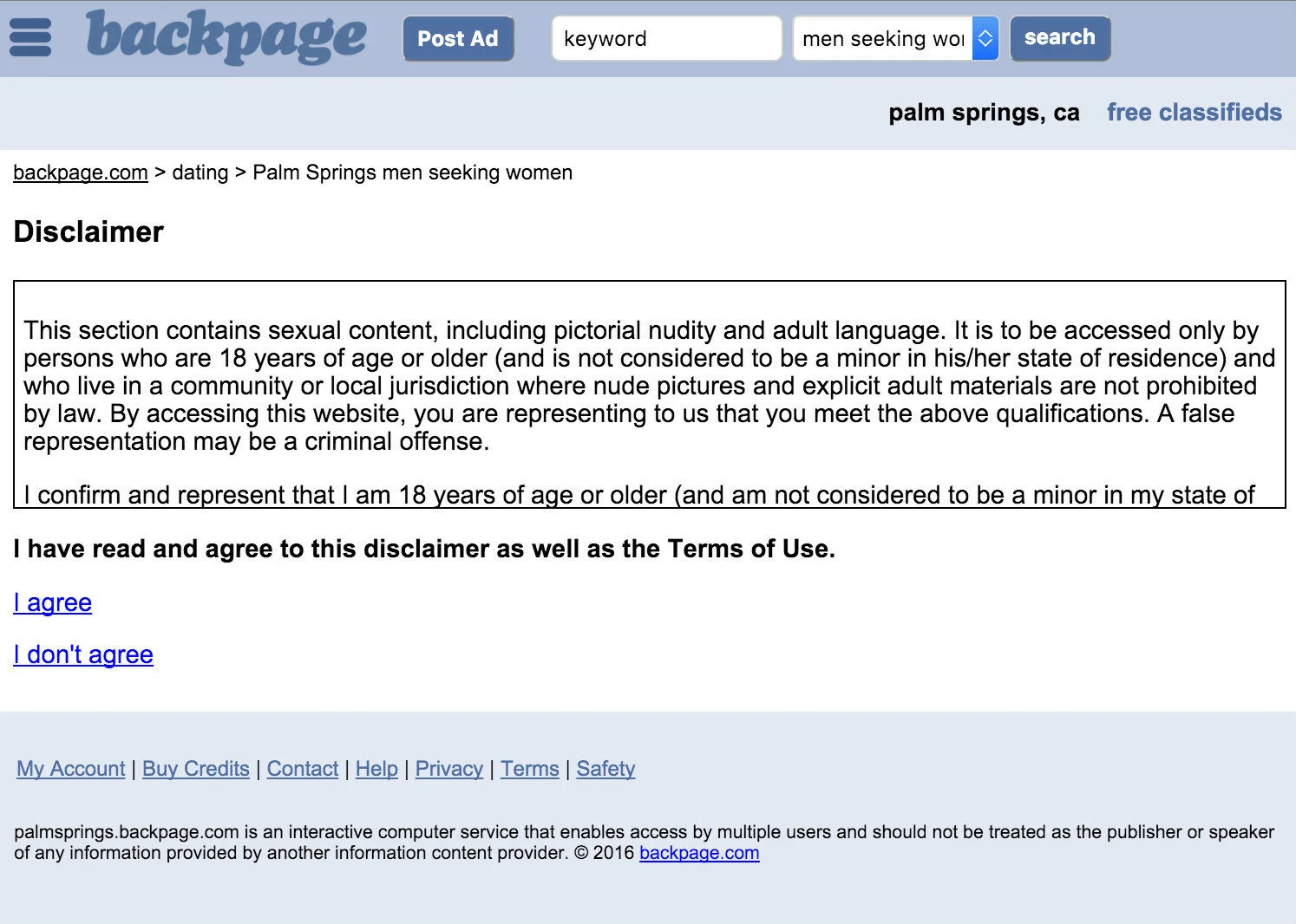 The History of Backpage Part I