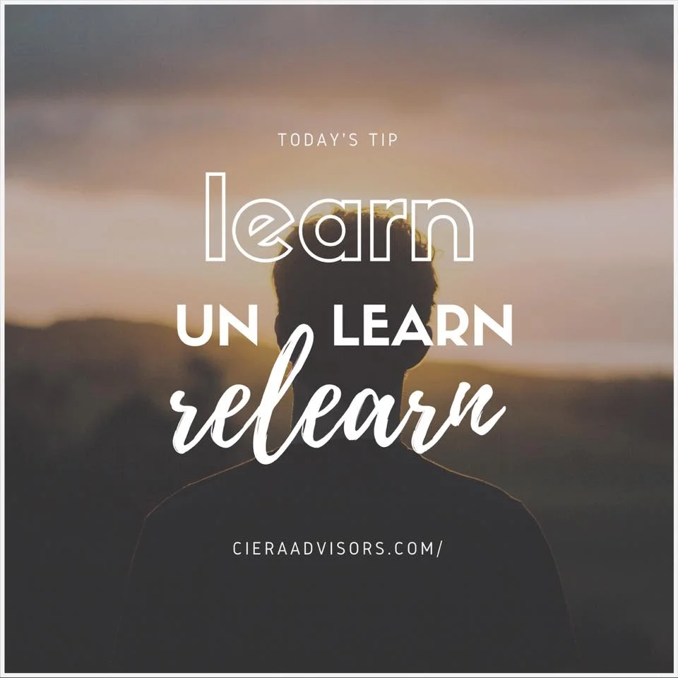 Learn, Unlearn, Relearn