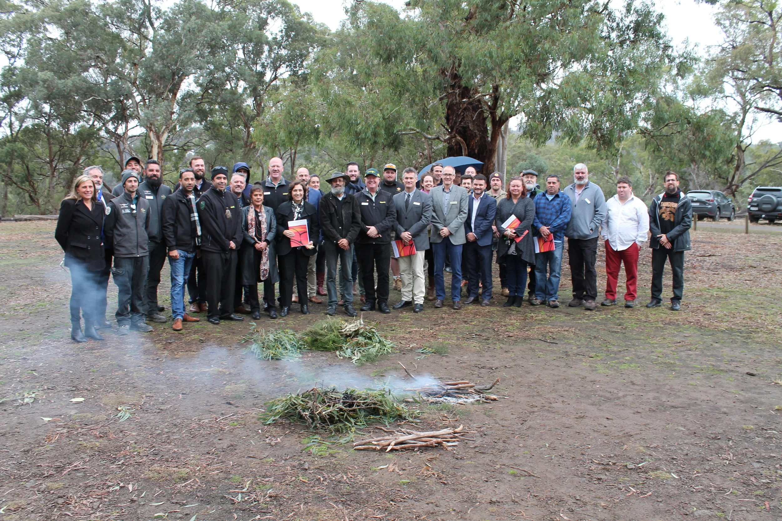 Victorian Traditional Owner Cultural Fire Strategy Launch at Nioka Bush Camp.