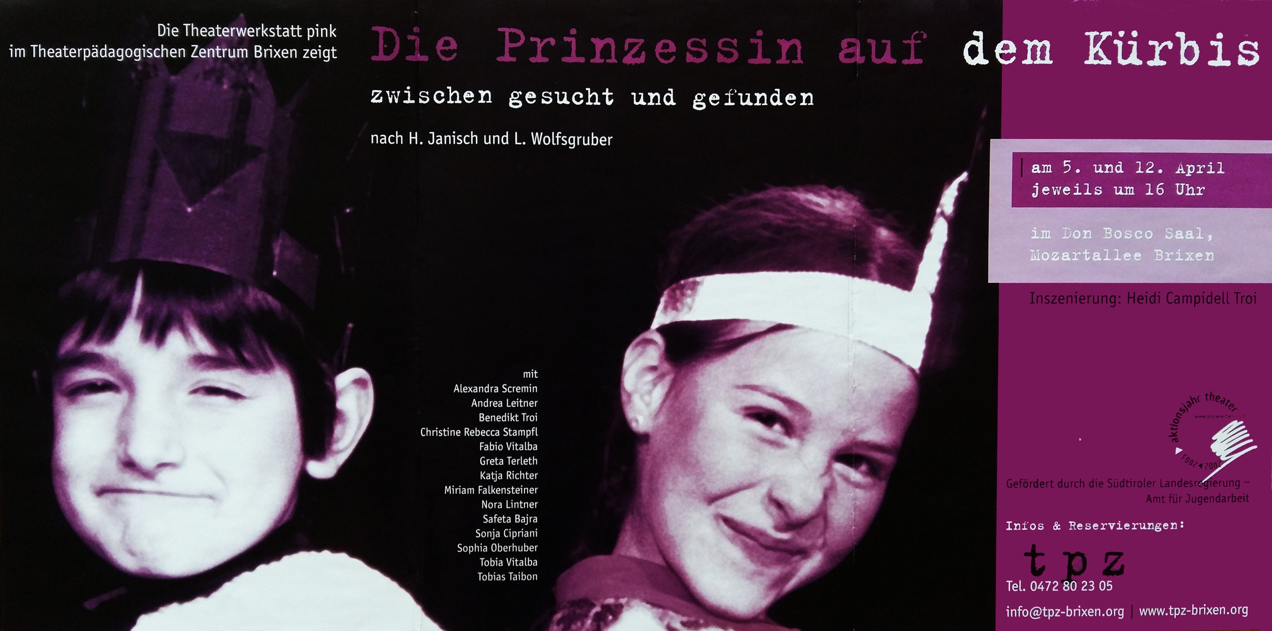 2003 pink Die Prinzessin auf dem Kuerbis Plakat.jpg
