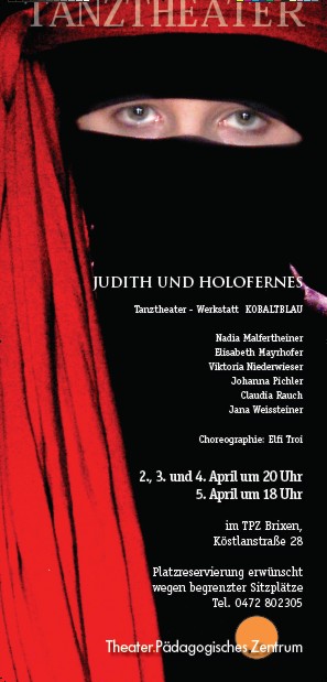 2008 kobaltblau Judith und Holofernes Plakat.jpg