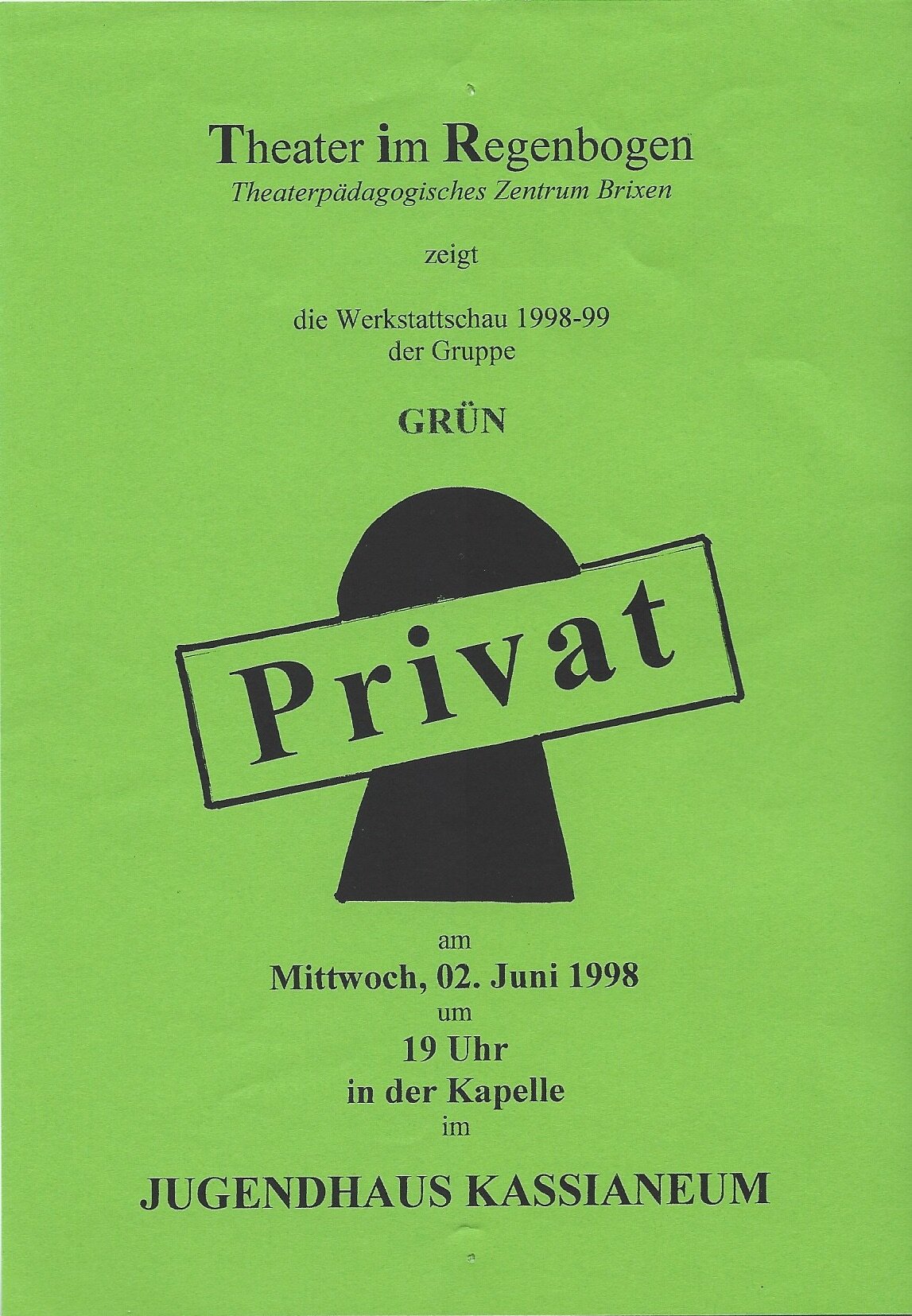 1999 grün Privat Plakat.jpg
