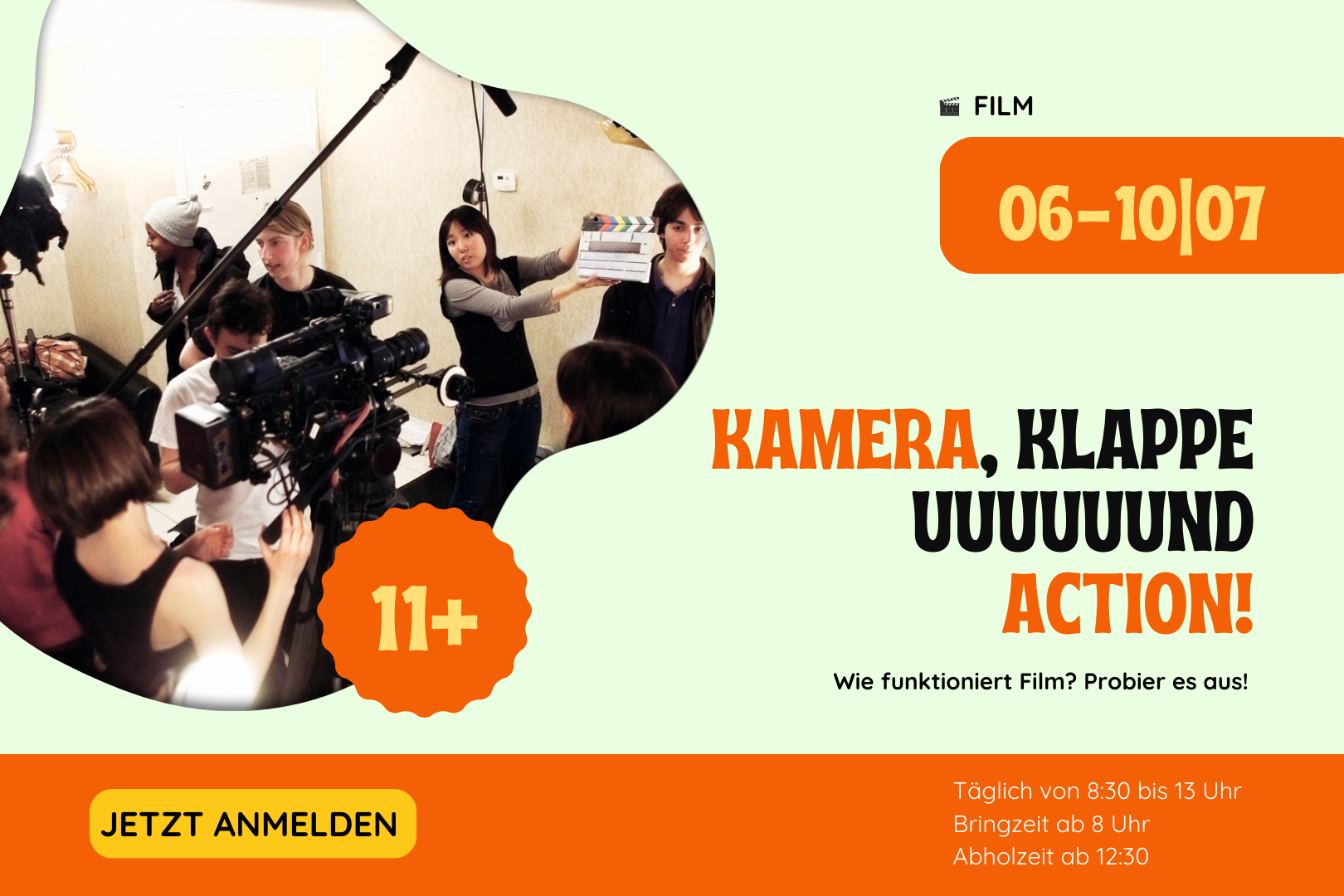 Kamera, Klappe uuuuund Action!