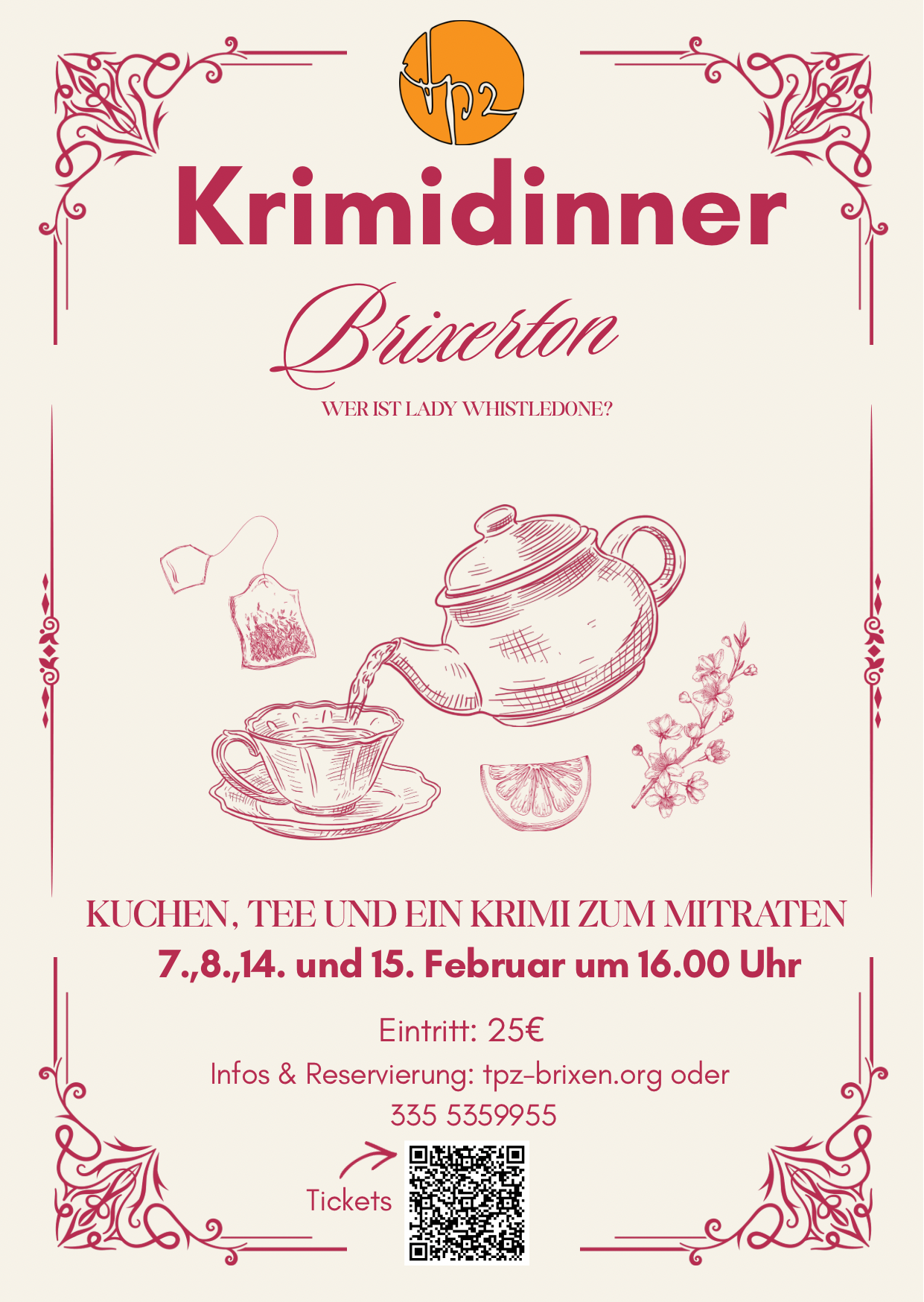 Krimidinner: Brixerton - Wer ist Lady Whistledon?