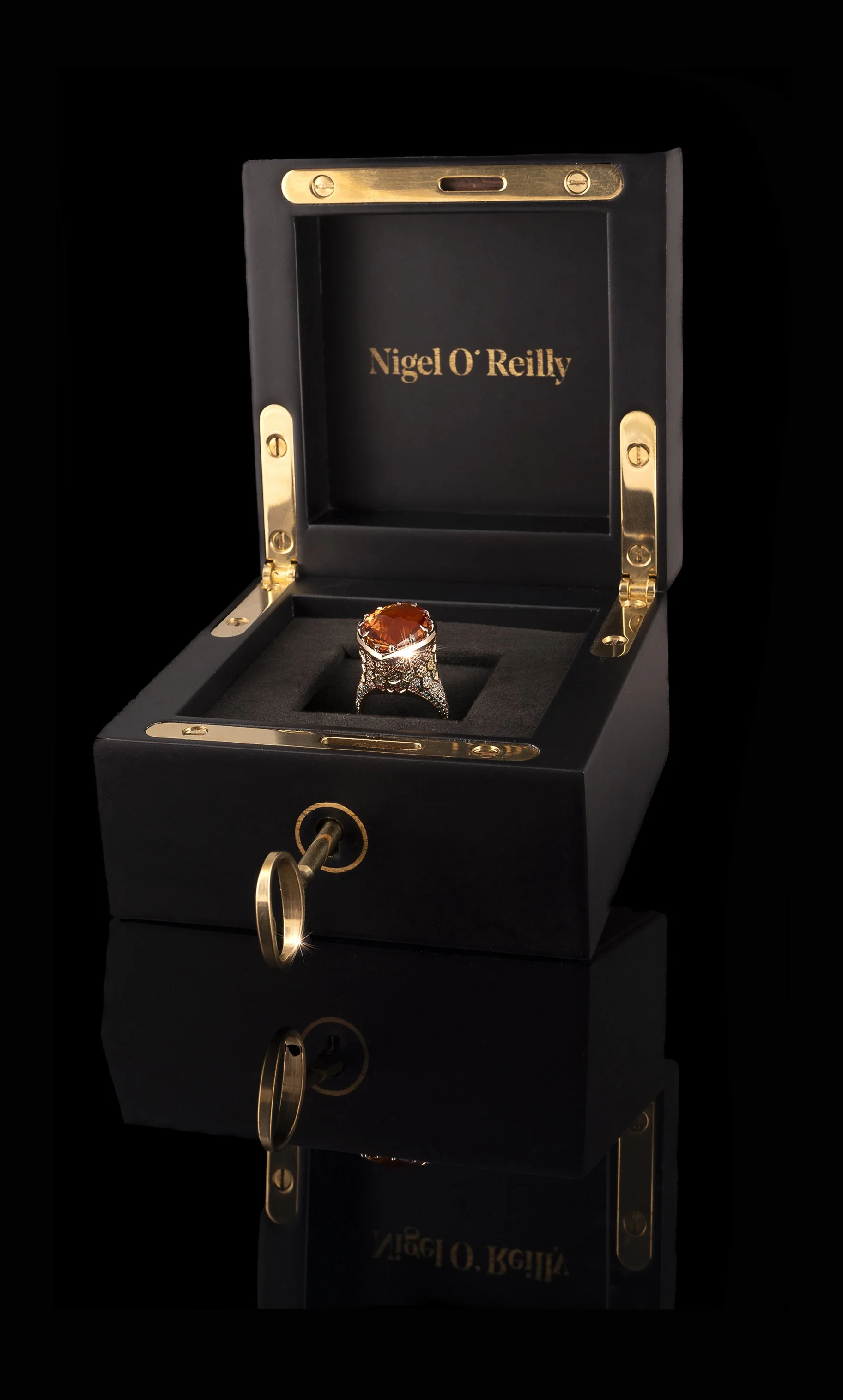 Highland Honeycomb Ring created in collaboration with ABERFELDY Whisky 2023
