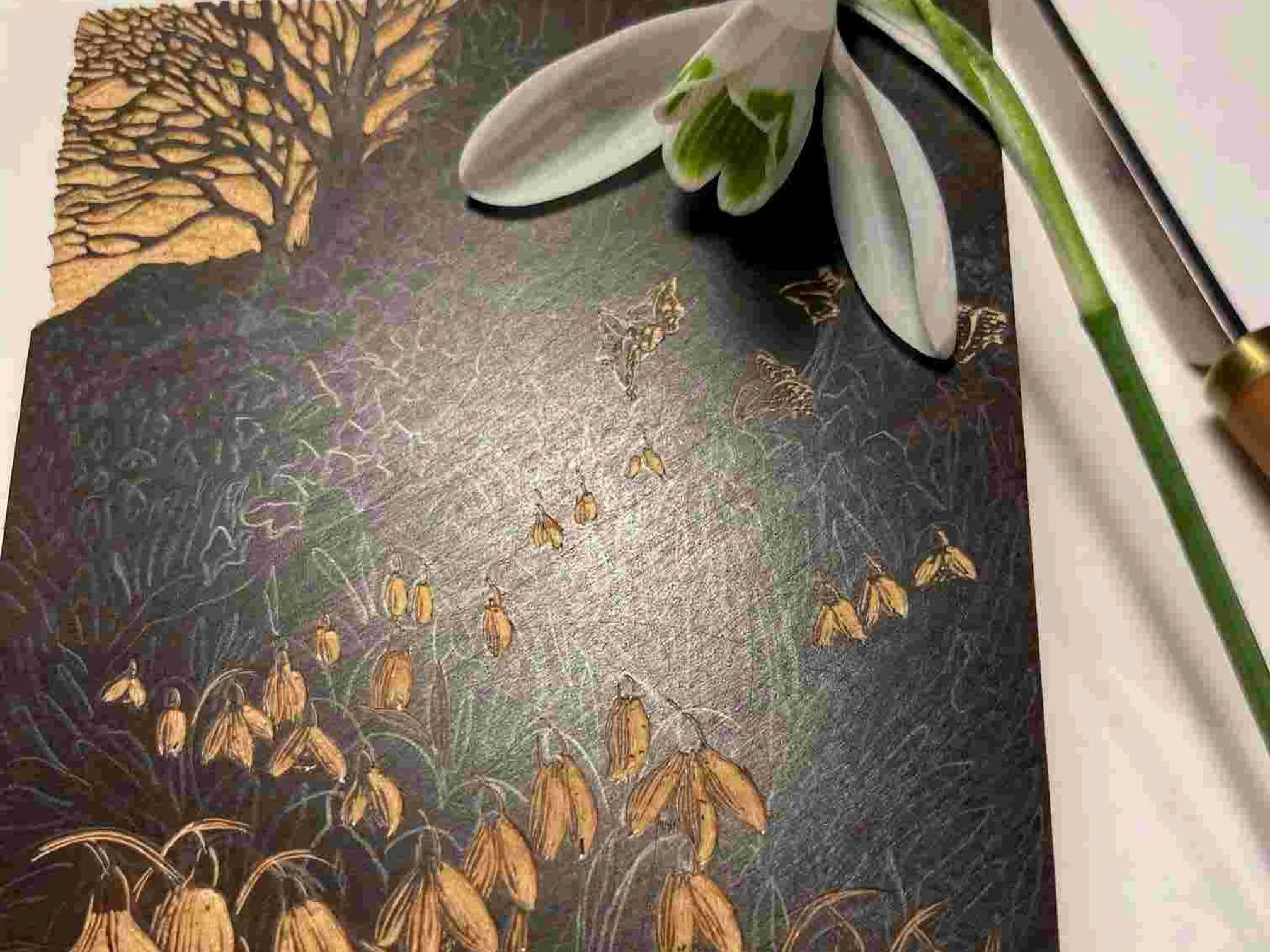 Wood engraving Demonstration at RBSA Gallery