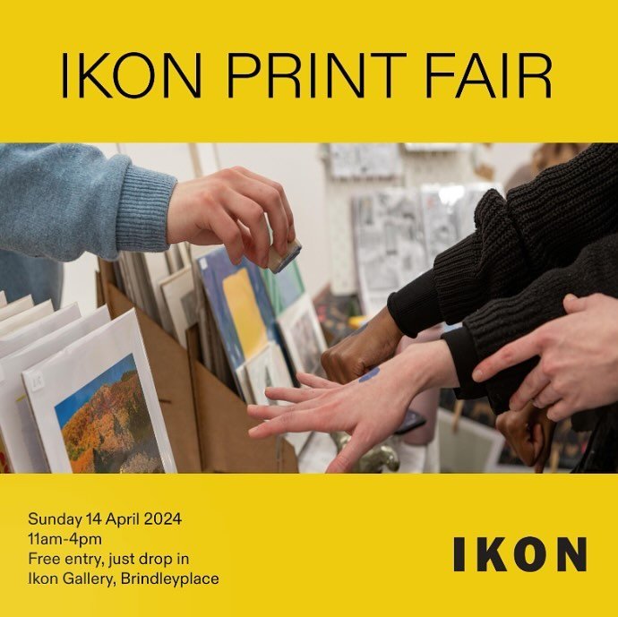 This Sunday, 14th April, I will be showing at the @ikongallery Print Fair in Birmingham together with lots of other interesting printmakers including @claresprints open 11am to 4pm #ikongallery #printfair #birmingham #whatsoninbirmingham