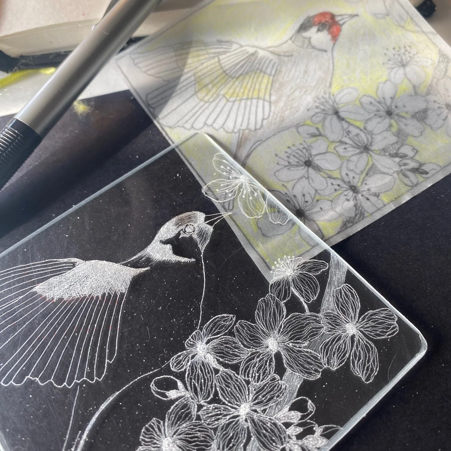 Drypoint Printmaking Workshop at St Peter's Church, Worfield