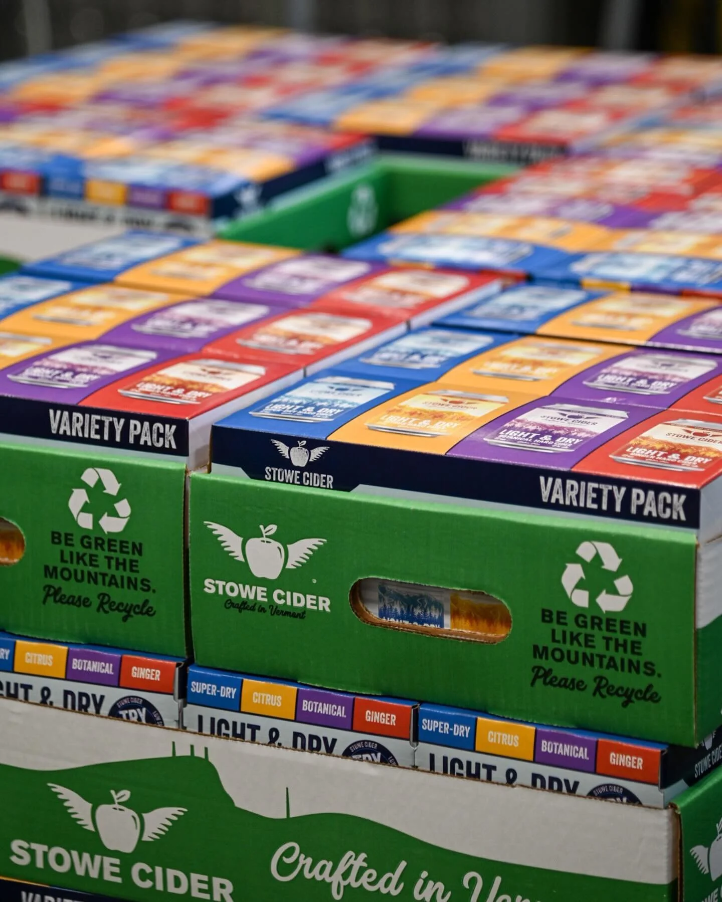 ANNOUNCEMENT&hellip; We couldn't be more stoked to welcome this Light &amp; Dry Variety Pack to the family! The pack contains 4 flavors of our Light &amp; Dry Hard Cider: Super-Dry, Botanical, Citrus, and Ginger. At 4% ABV, these crushers will keep y