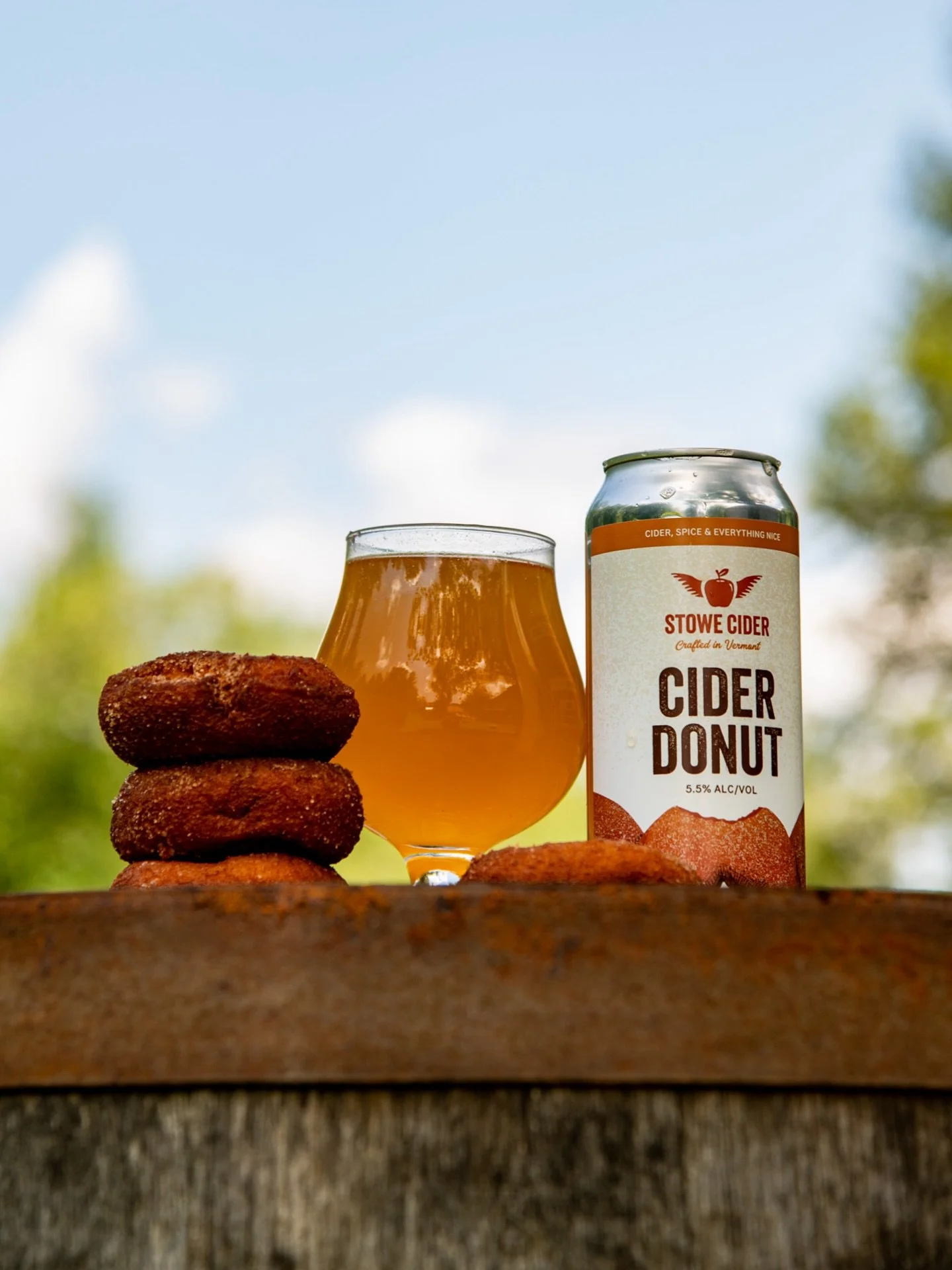 cider, spice &amp; everything nice 🍎

Grab a 4-pack today and enjoy the last licks of summer with the coziest cider around. Available throughout  VT, NH, ME, MA, CT, NY, RI, PA, NJ, and at our Stowe, VT taproom. Or order online and have Cider Donut 