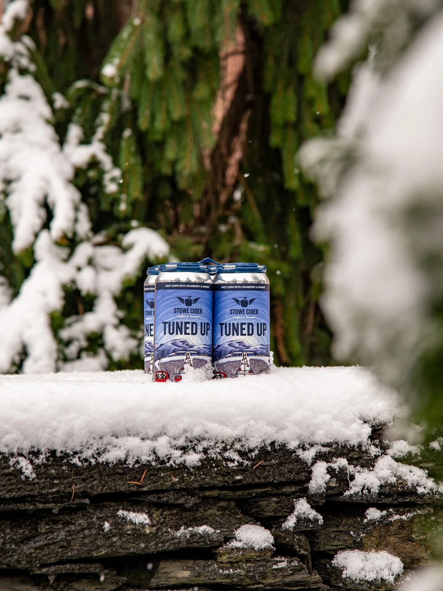 Cider season never ends, it just gets a little colder. 

First snow of the season has us doing our dances. Grab a 4-pack of Tuned Up and watch the magic happen ❄️