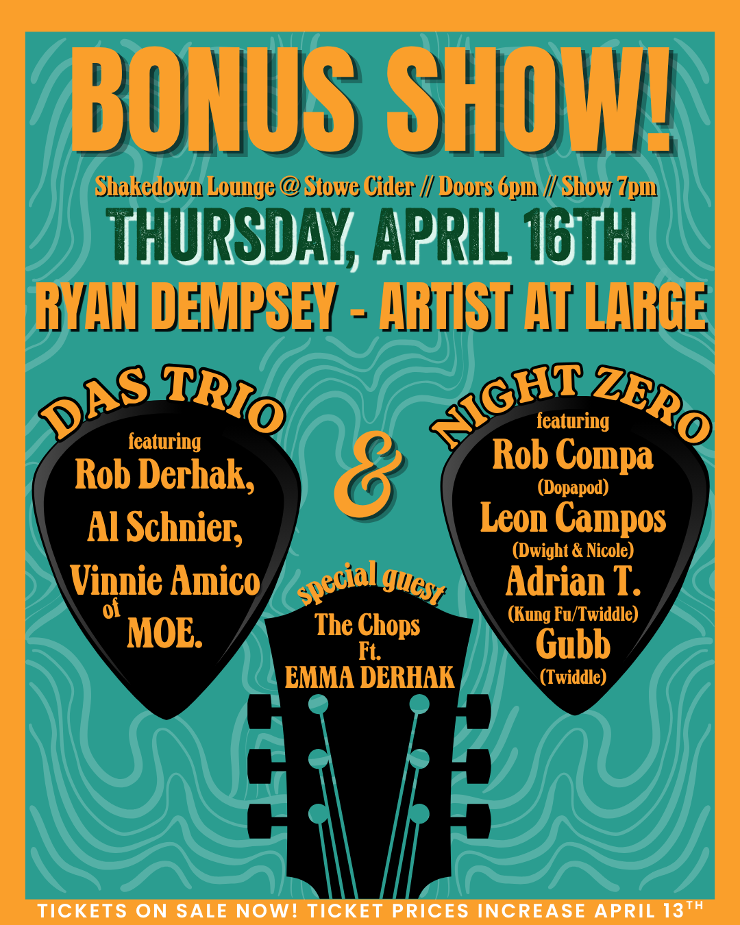 DAS TRIO (1/2 of moe.) + Night Zero + The Chops