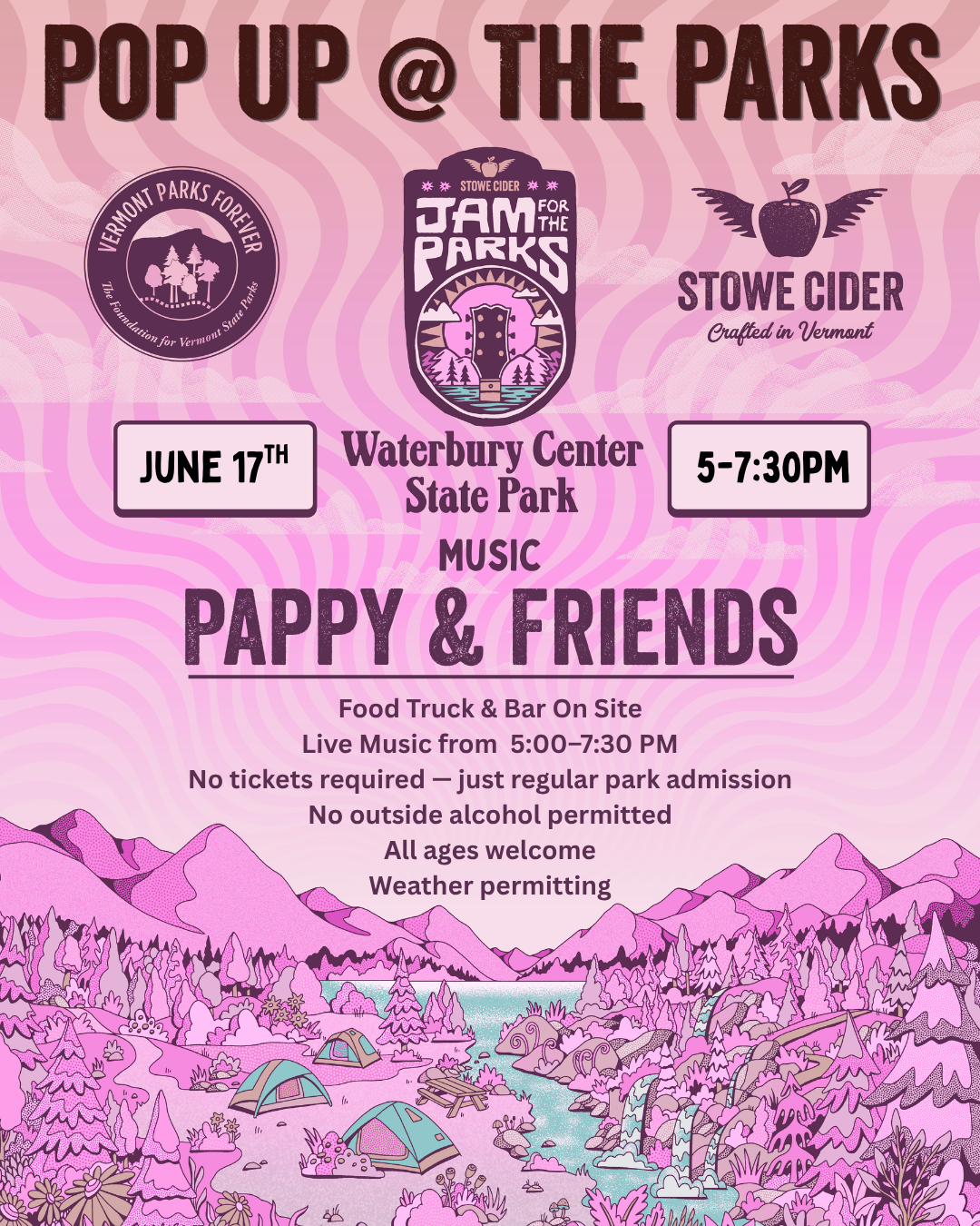 Pop Up At The Parks w/ Pappy &amp; Friends!
