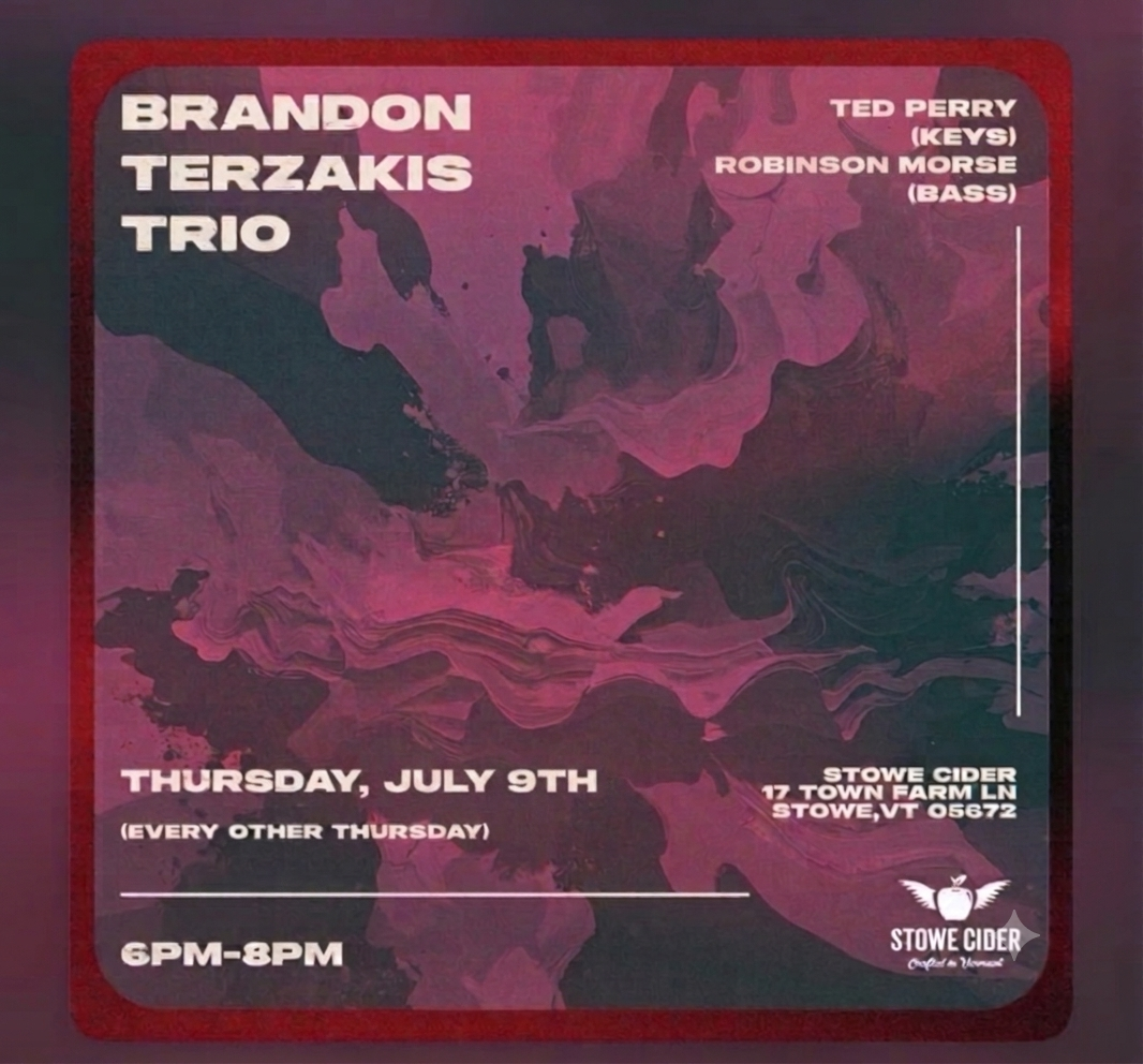 Jazz Thursdays w/ Brandon Terzakis Trio! 