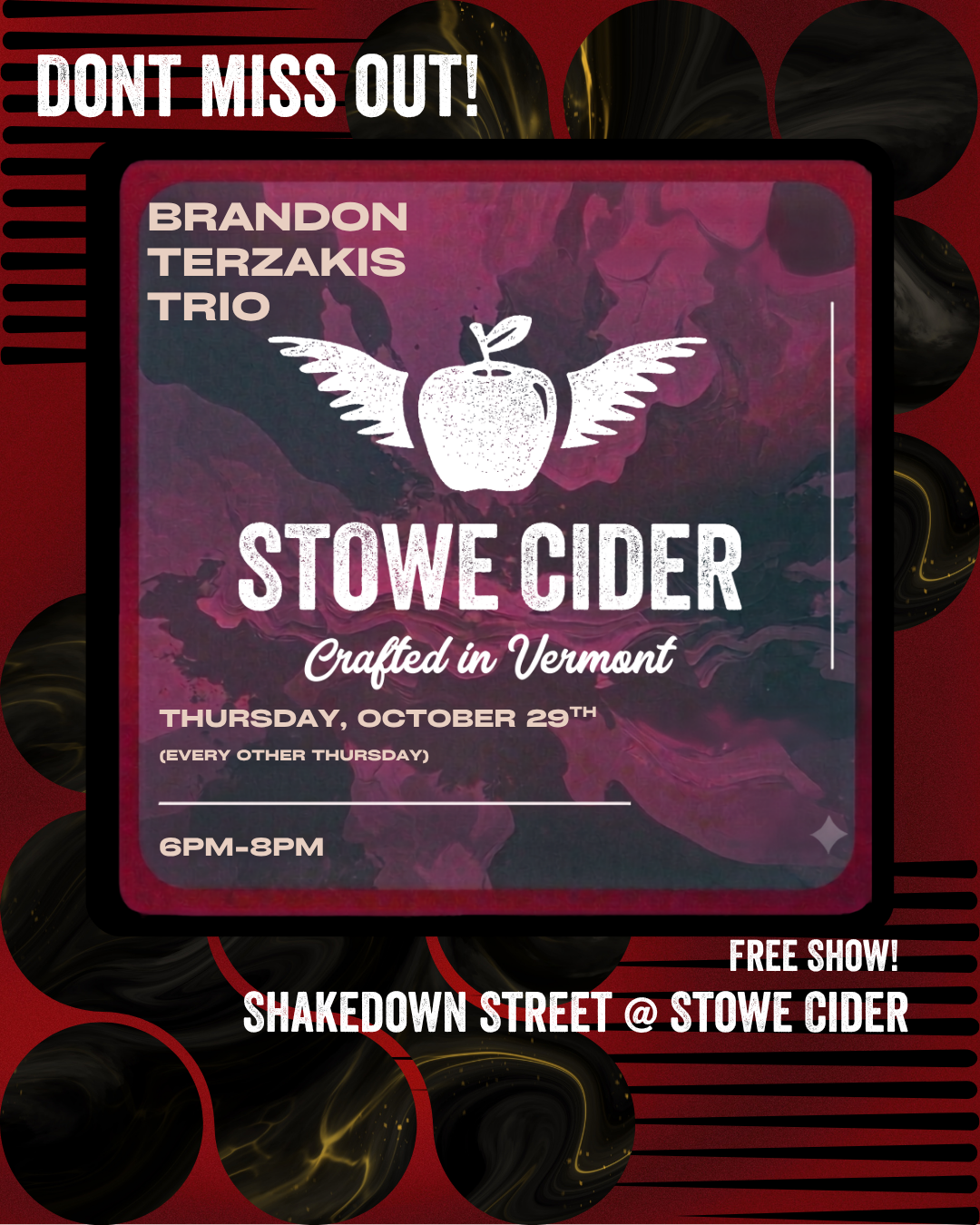 Jazz Thursdays w/ Brandon Terzakis Trio 