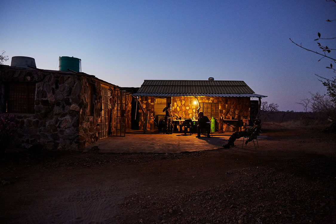 Grietjie Camp by night
