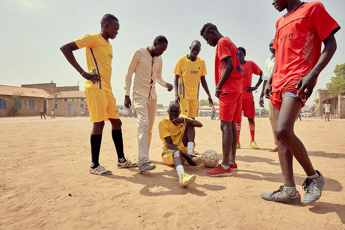 An injured player