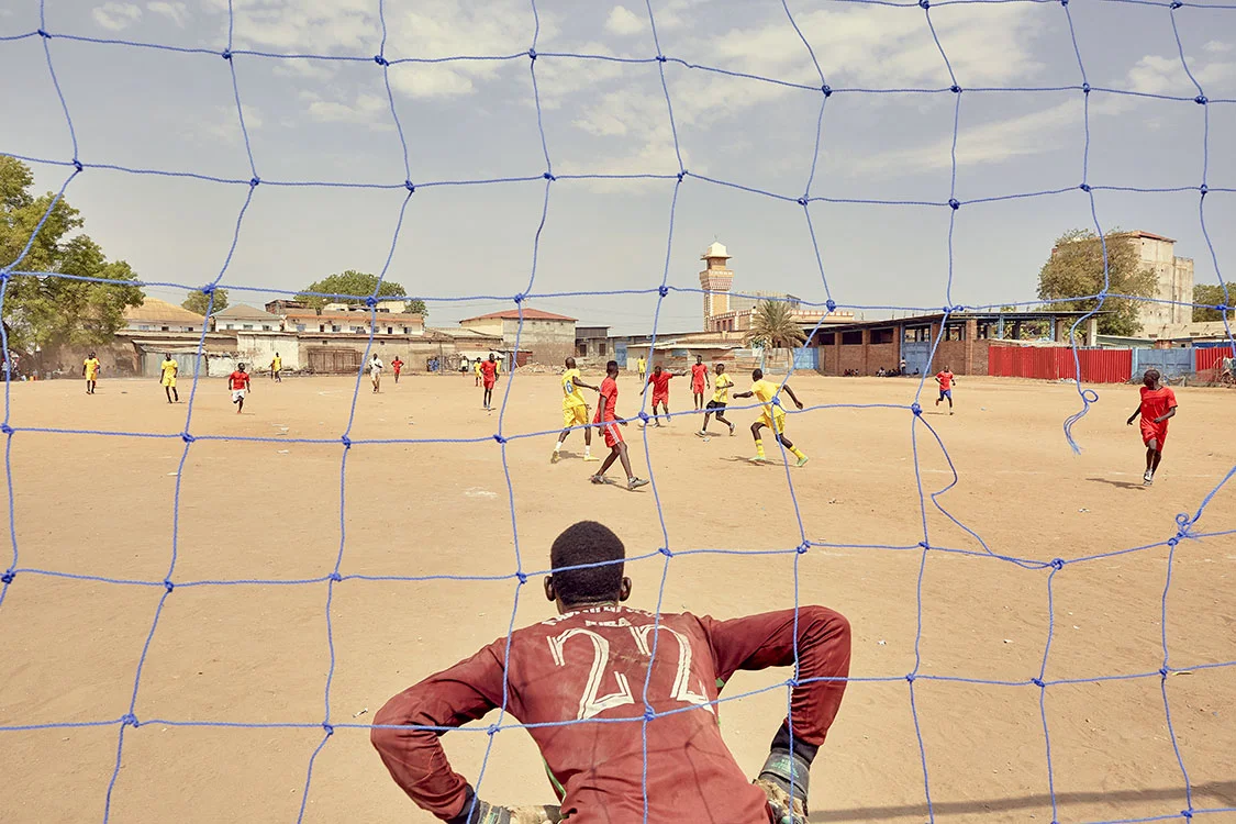 View from goal