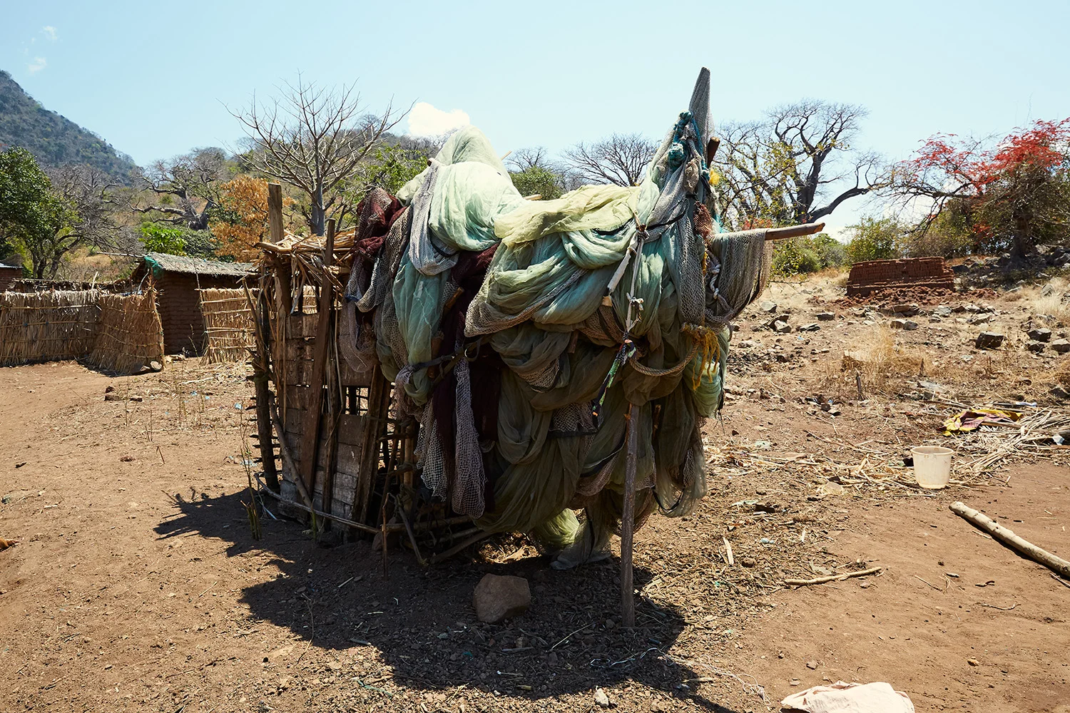 Abandoned fishing nets