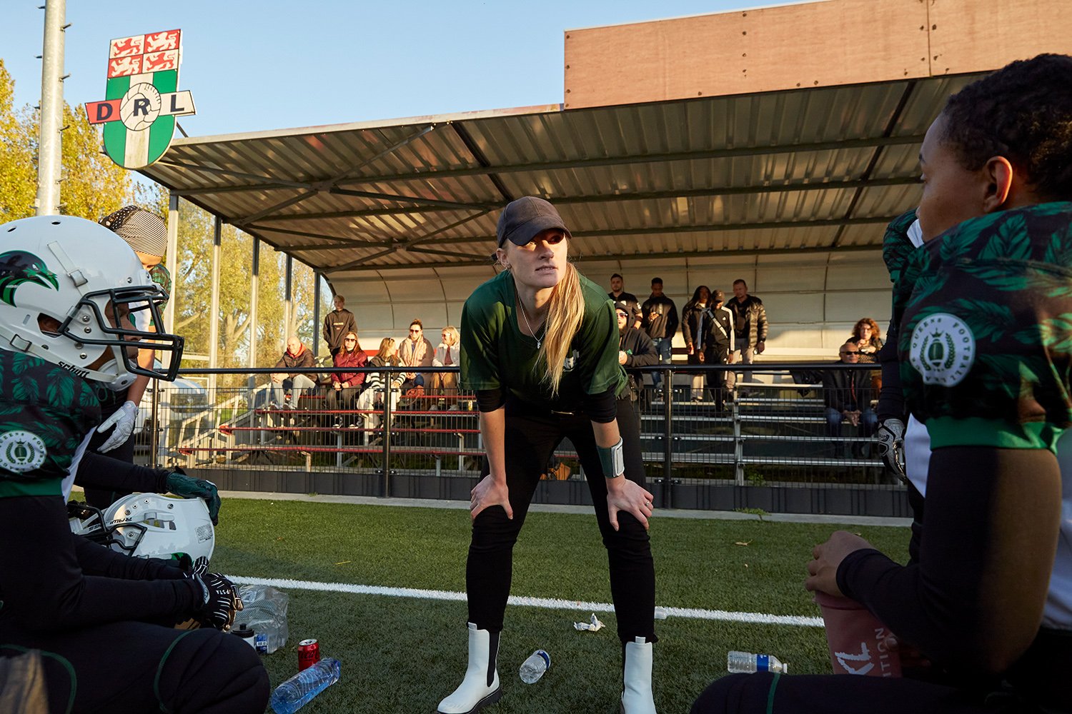  Ravens Assistant Coach Anne used to be a player but left the team after finding the training schedule too strenuous in combination with her daily life. But Anne missed the camaraderie of her teammates so decided to return as a defensive coach. 