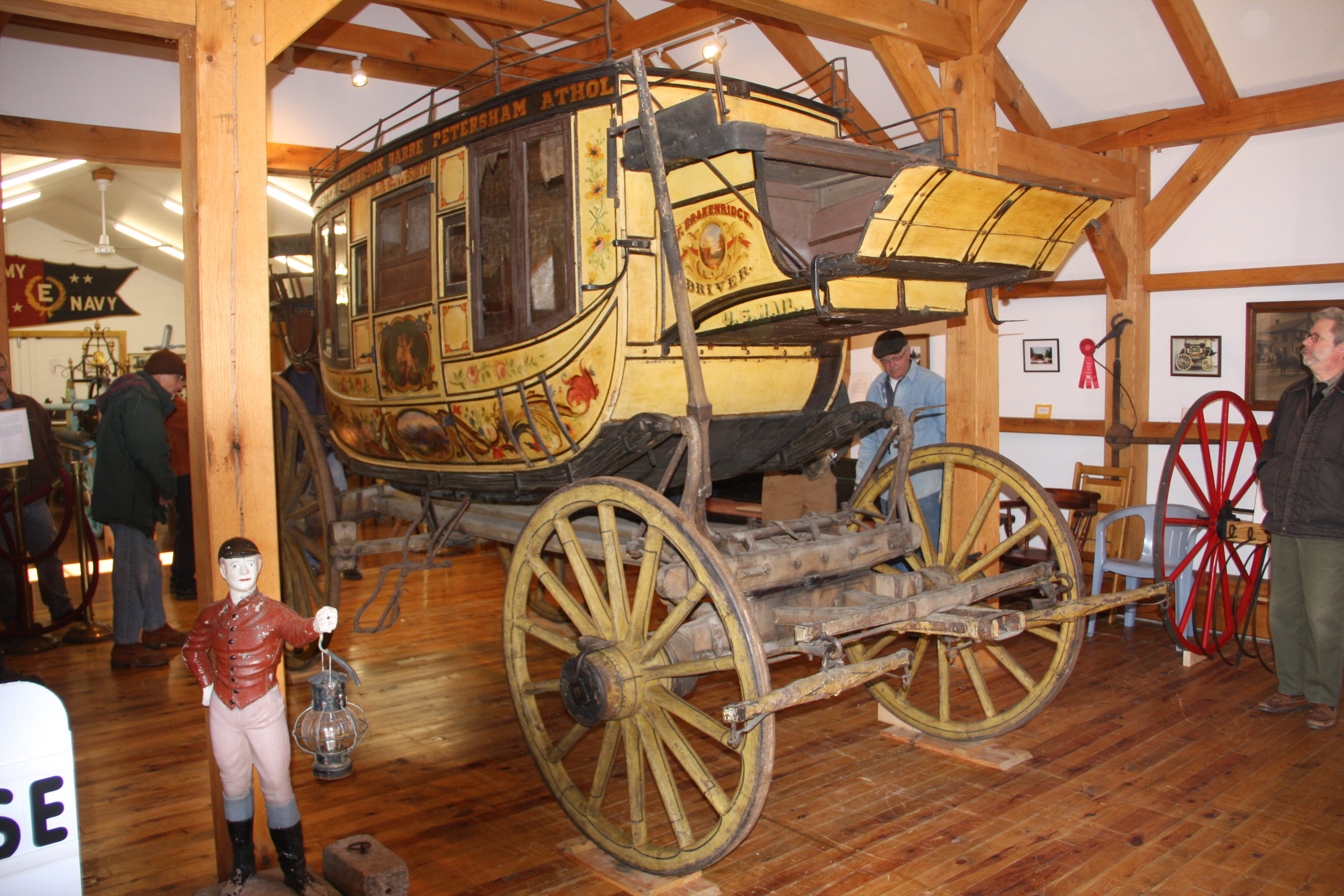 Barre Stagecoach on Display