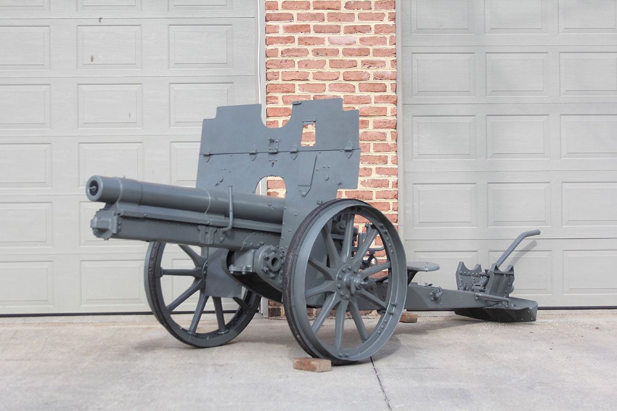 WWI German 77 mm QF Artillery