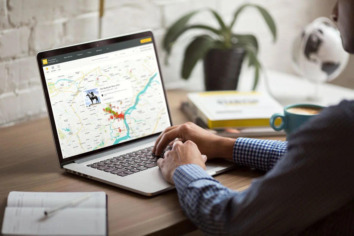 Philadelphia’s Association for Public Art’s online interactive map