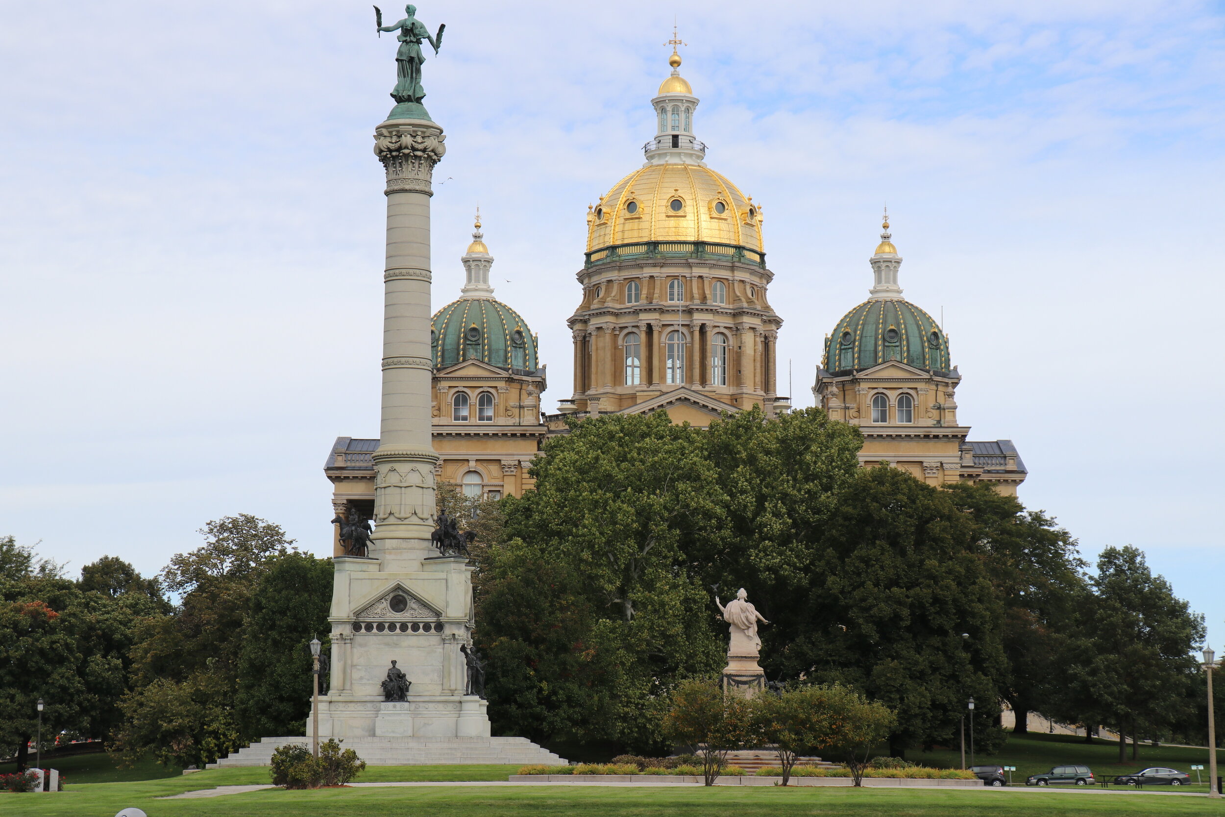 Iowa Capitol Monuments and Sculpture