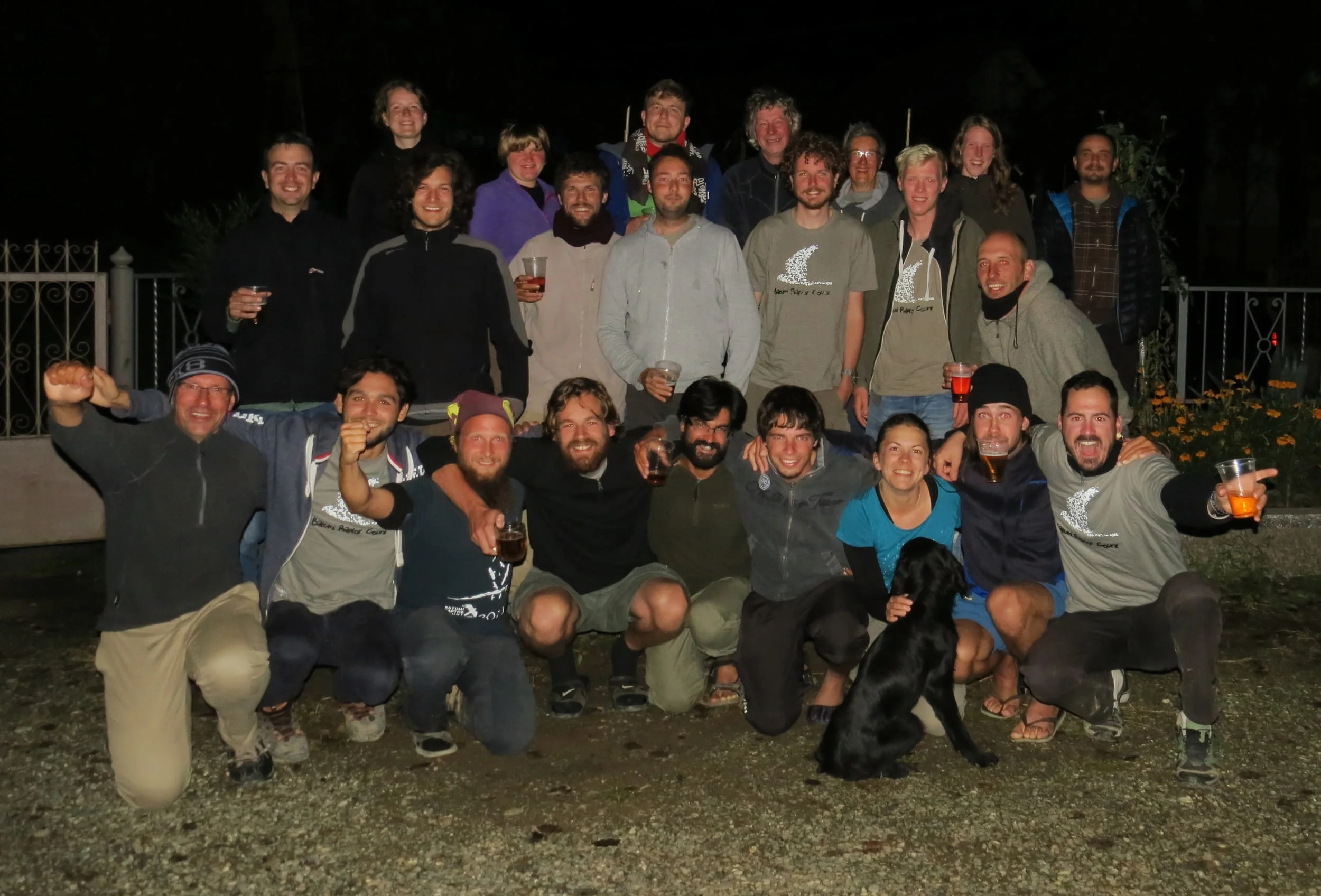 Happy counters after 1800+ Eagle Day. Photo by Nuri (after many attempts).