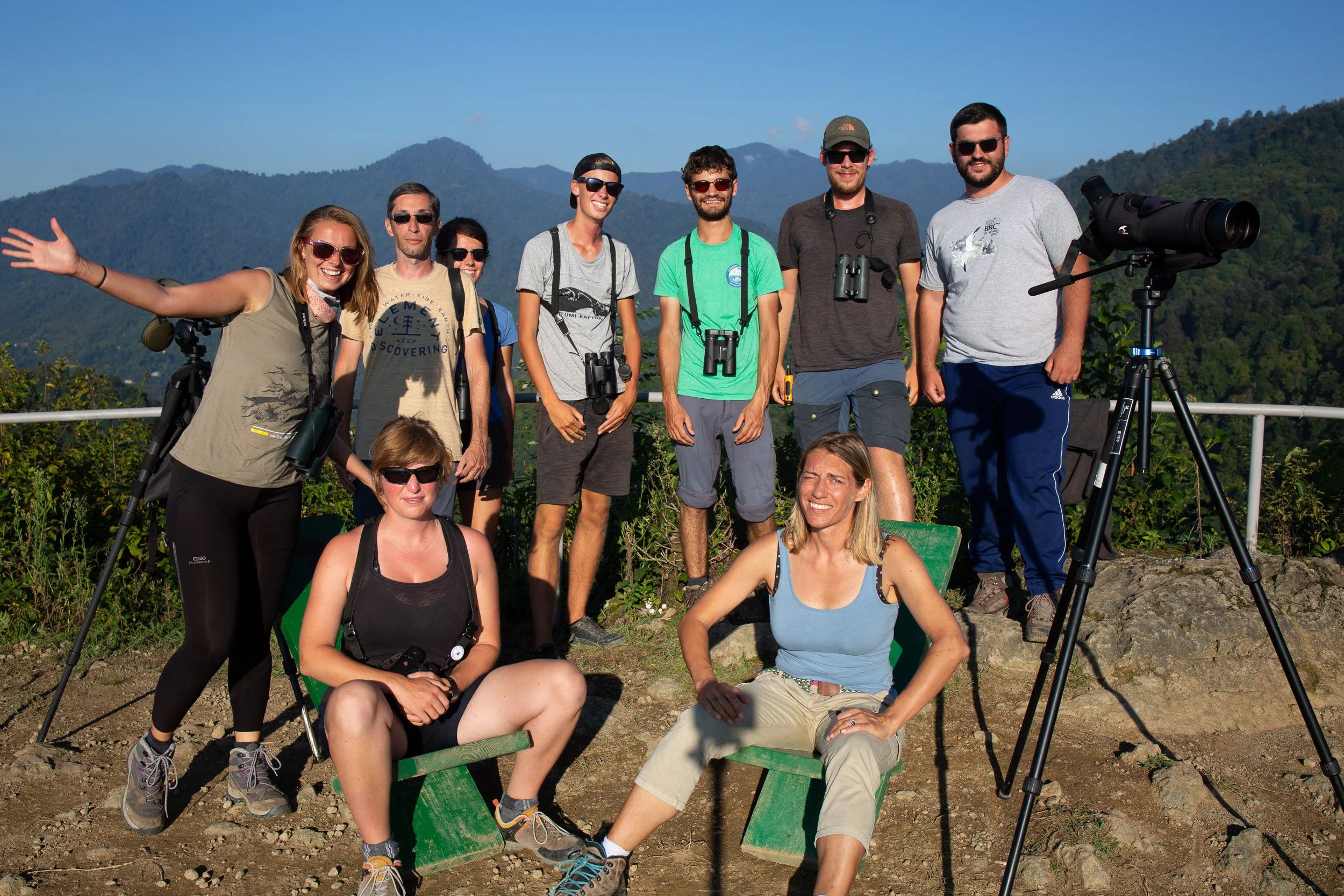 Station 2 team on September 24th. Photo by Bart Hoekstra.