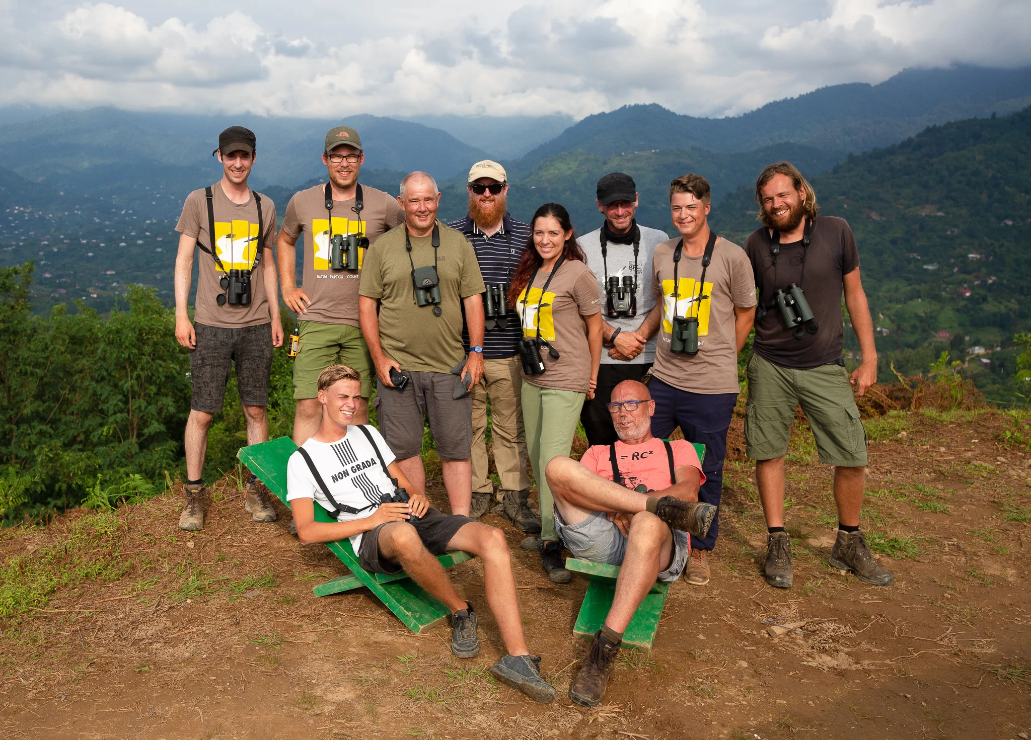 Station 1 team on September 2nd. Photo by Bart Hoekstra.