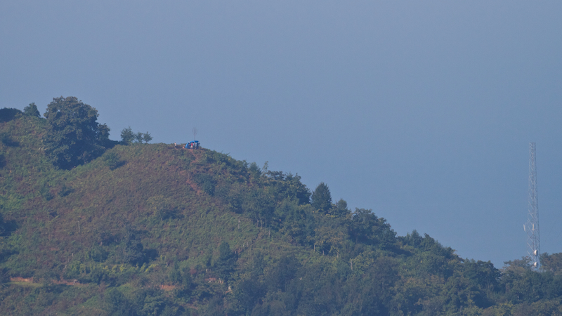 BRC counters on station ´Makhinjauri´ as seen from station ´Shuamta´ - Photo by Freek Verdonckt