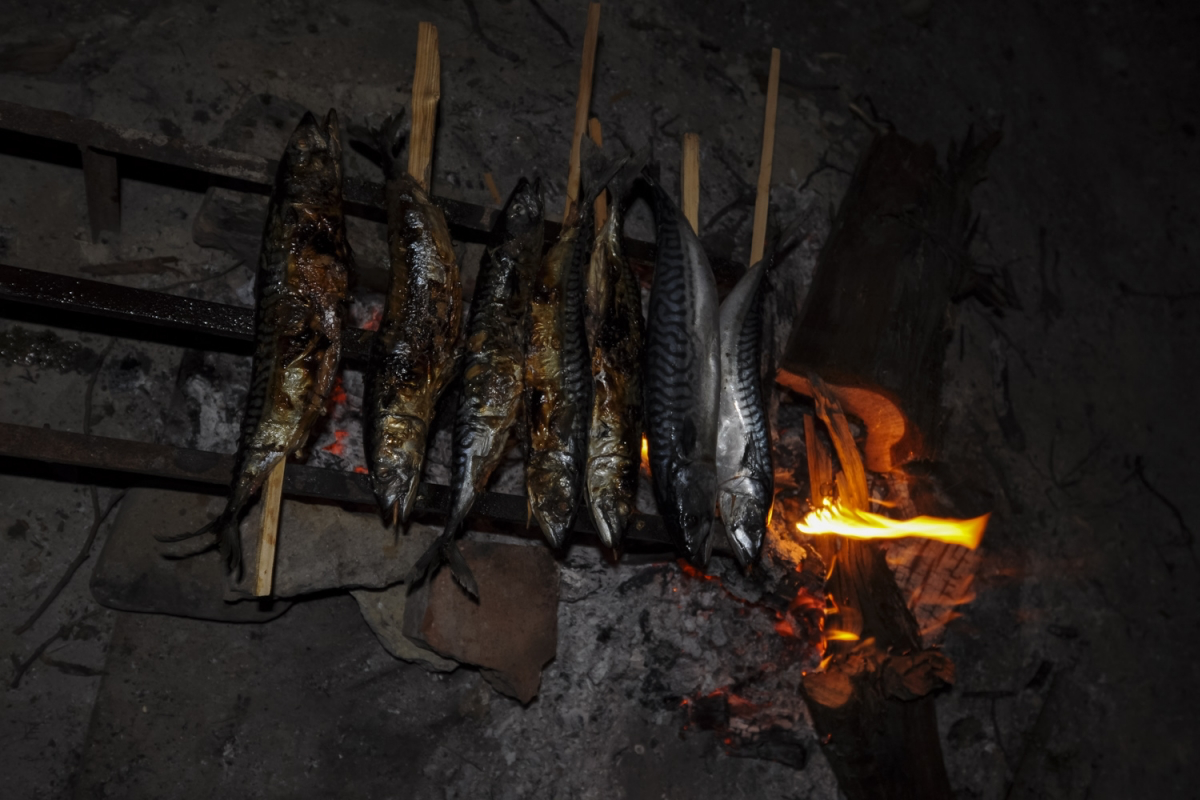 Alex prepared a nice fish for us (Hugh Jansman)