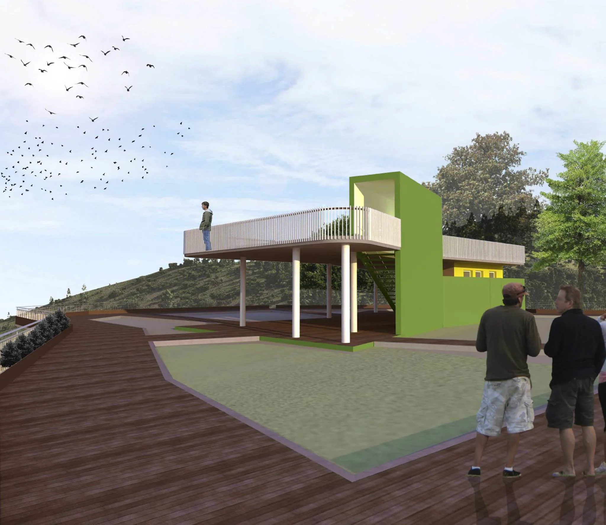 New raptor watch platform