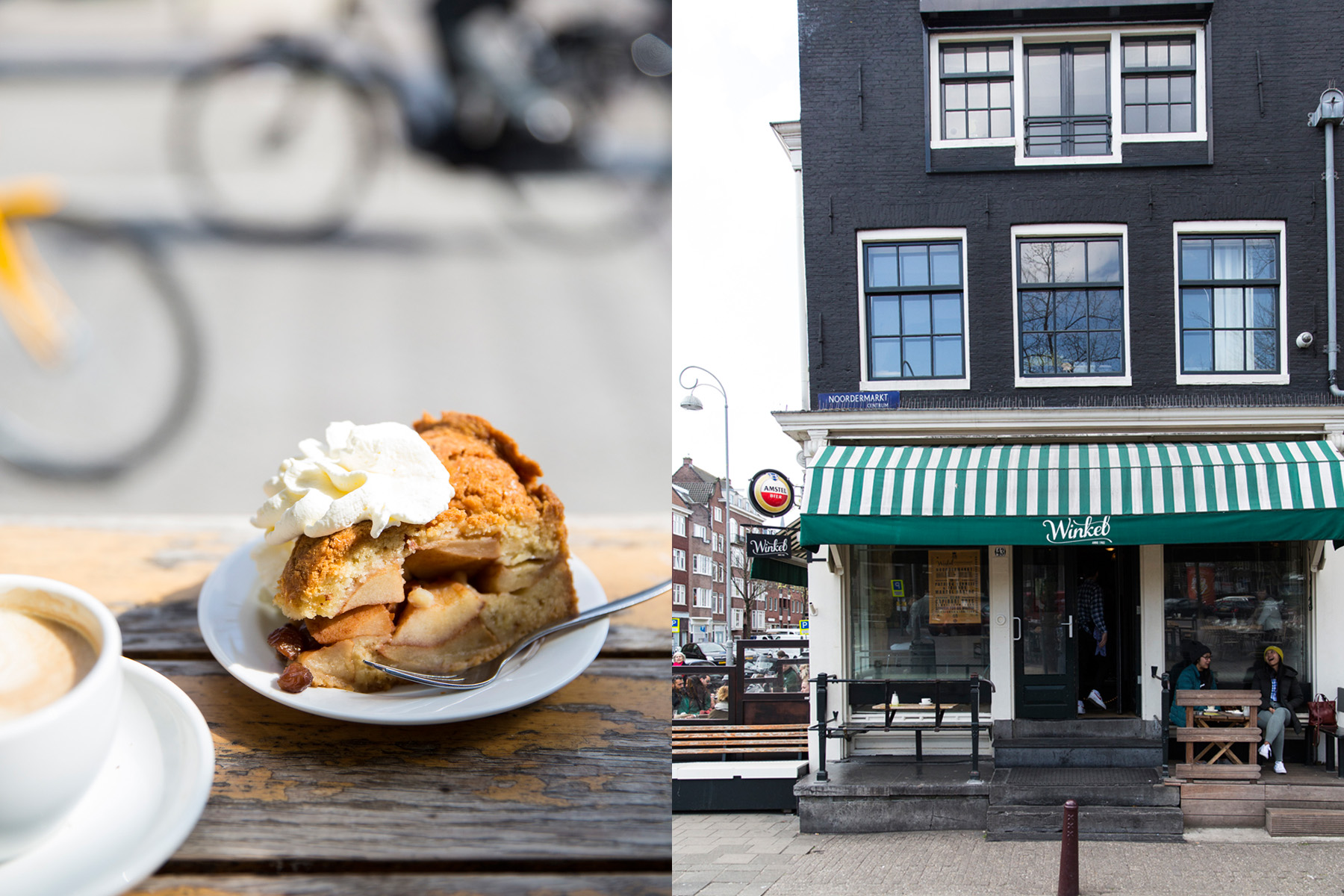 WINKEL 43 I’d read about the apple pie being epic and we weren’t disappointed. It’s huge, with generous chunks of apple, layered high with copious amounts of cinnamon. The crust is brick thick and delicious. If you are going to eat a slab of pie this big you might as well accept the offer of cream too.