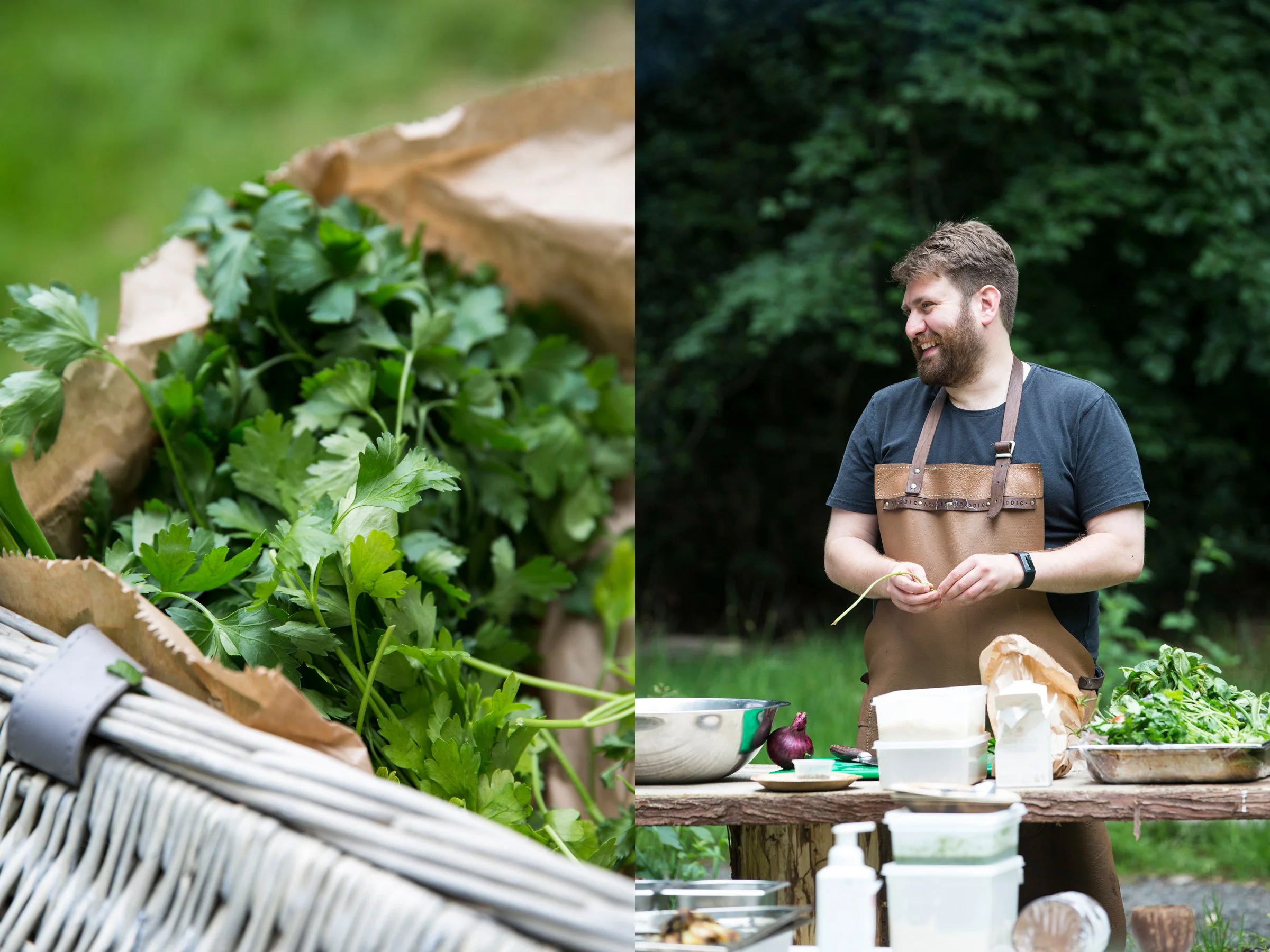 Nomadic Outdoor Woodland Dining Event