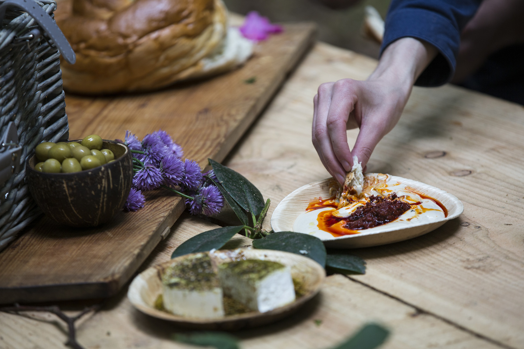 Nomadic Outdoor Woodland Dining Event
