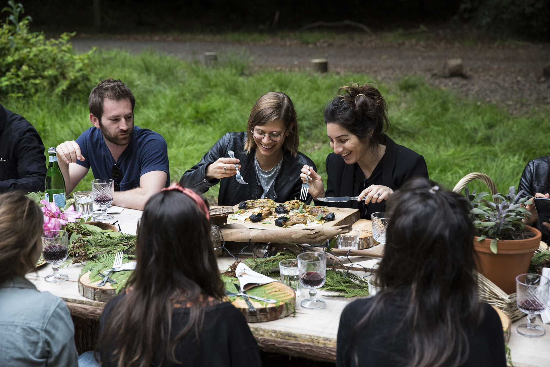 Nomadic Outdoor Woodland Dining Event