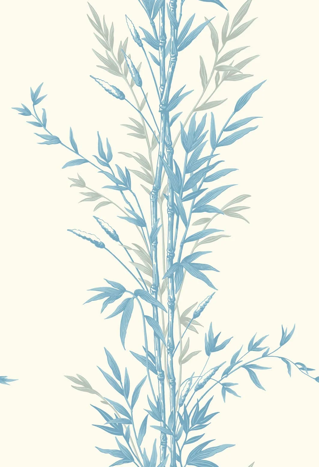Blue on Ivory