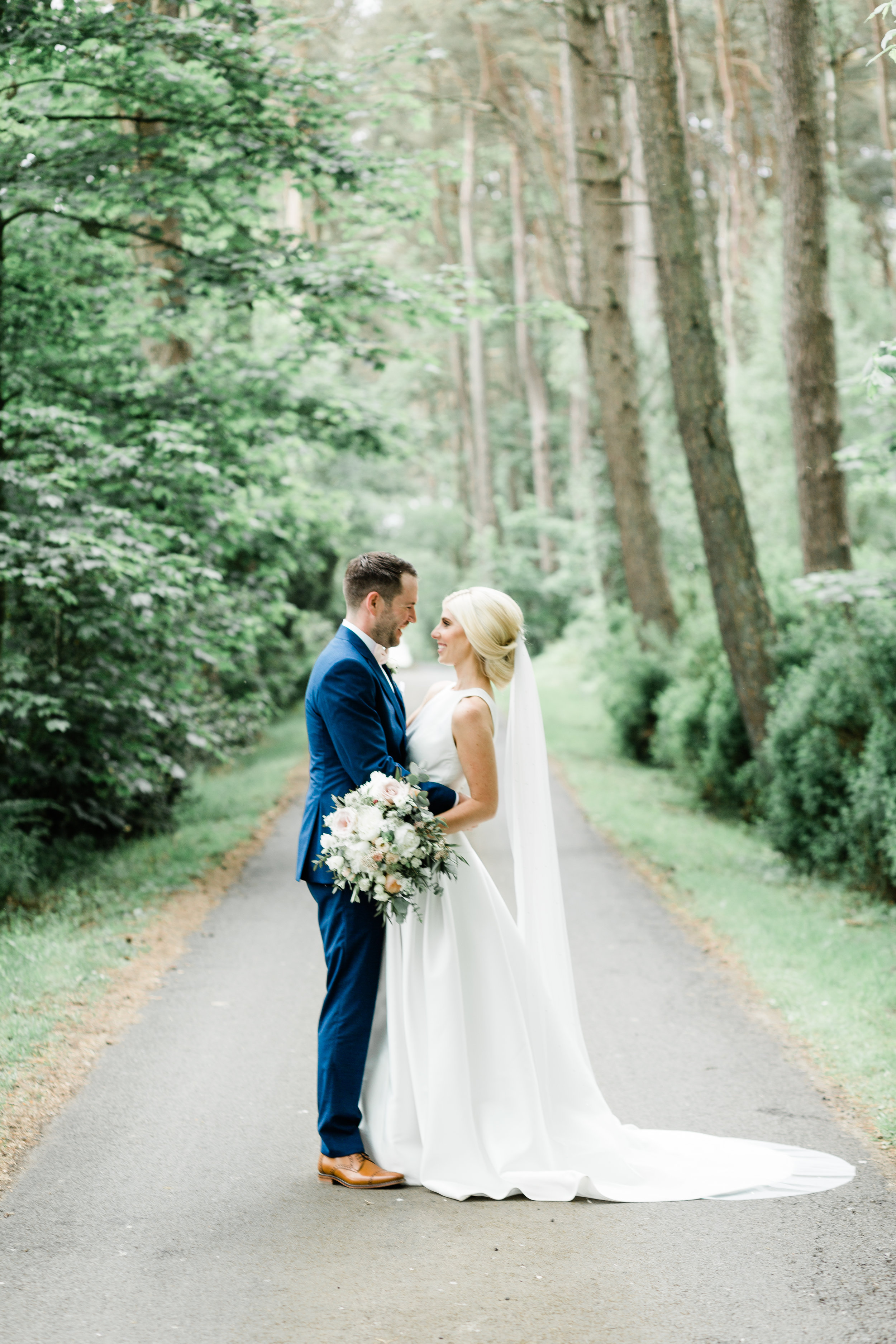Outdoor North East wedding in Northumbria