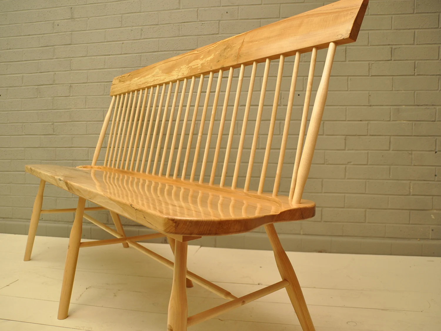 Spalted Beech Bench side view.JPG