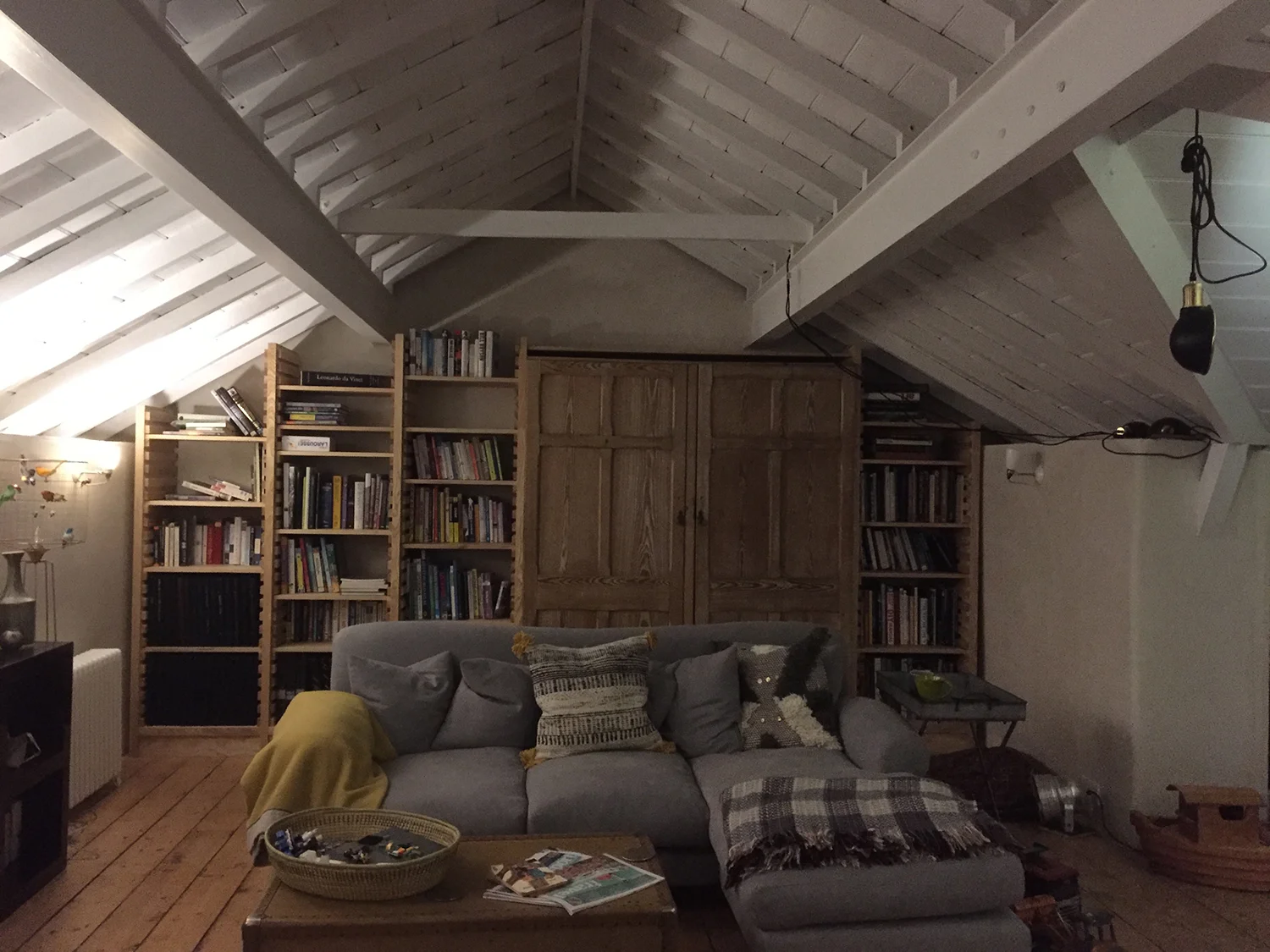 Ash Slat Bookshelf wall.JPG