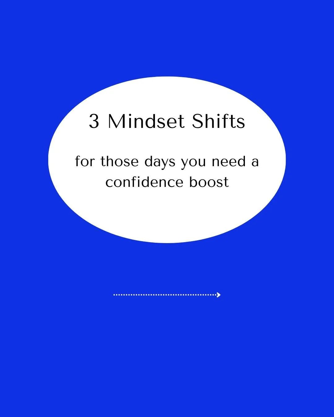 In need of a confidence boost today? ⚡️

Here are 3 mindset shifts for boosting your mood:
🔹Remember your why
🔹Focus on your progress
🔹Romanticize your journey

Did you try these? Share how it worked for you in the comments below! ⬇️
Save this pos