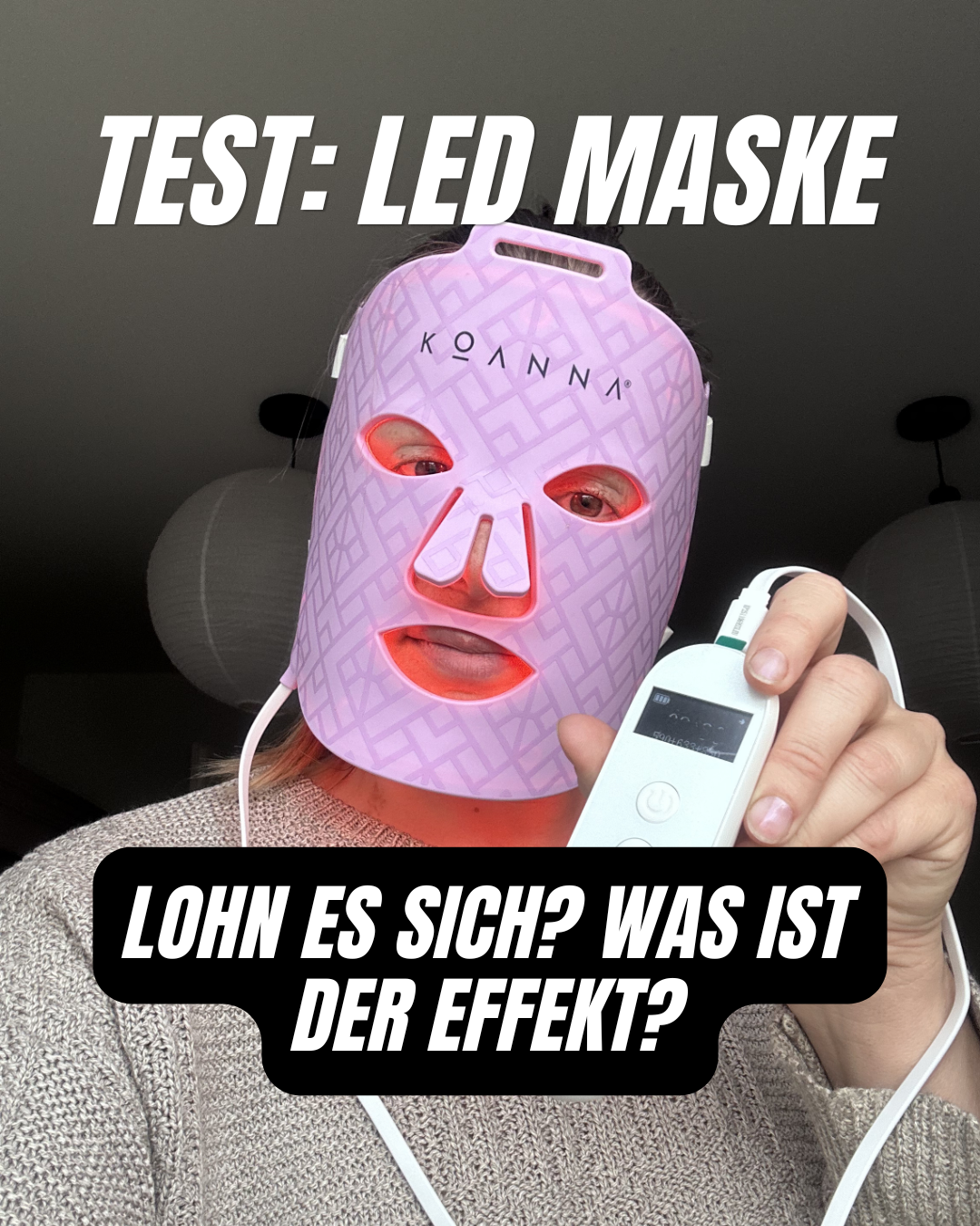 LED Maske fürs Gesicht: bringt das wirklich was? (Mein ehrlicher Test)